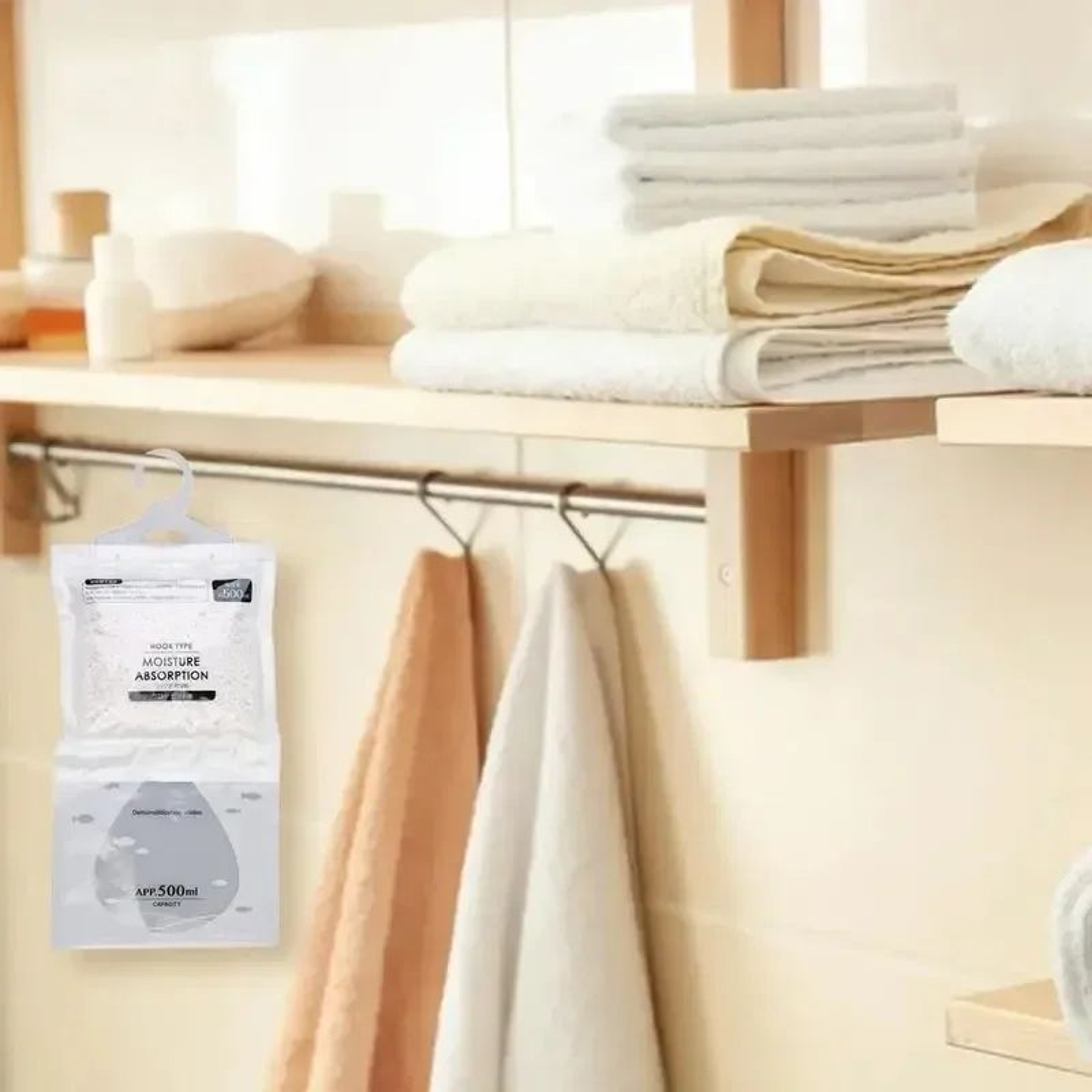 Hanging Dehumidifier Bag Moisture Absorber For Closets  Small Spaces 4