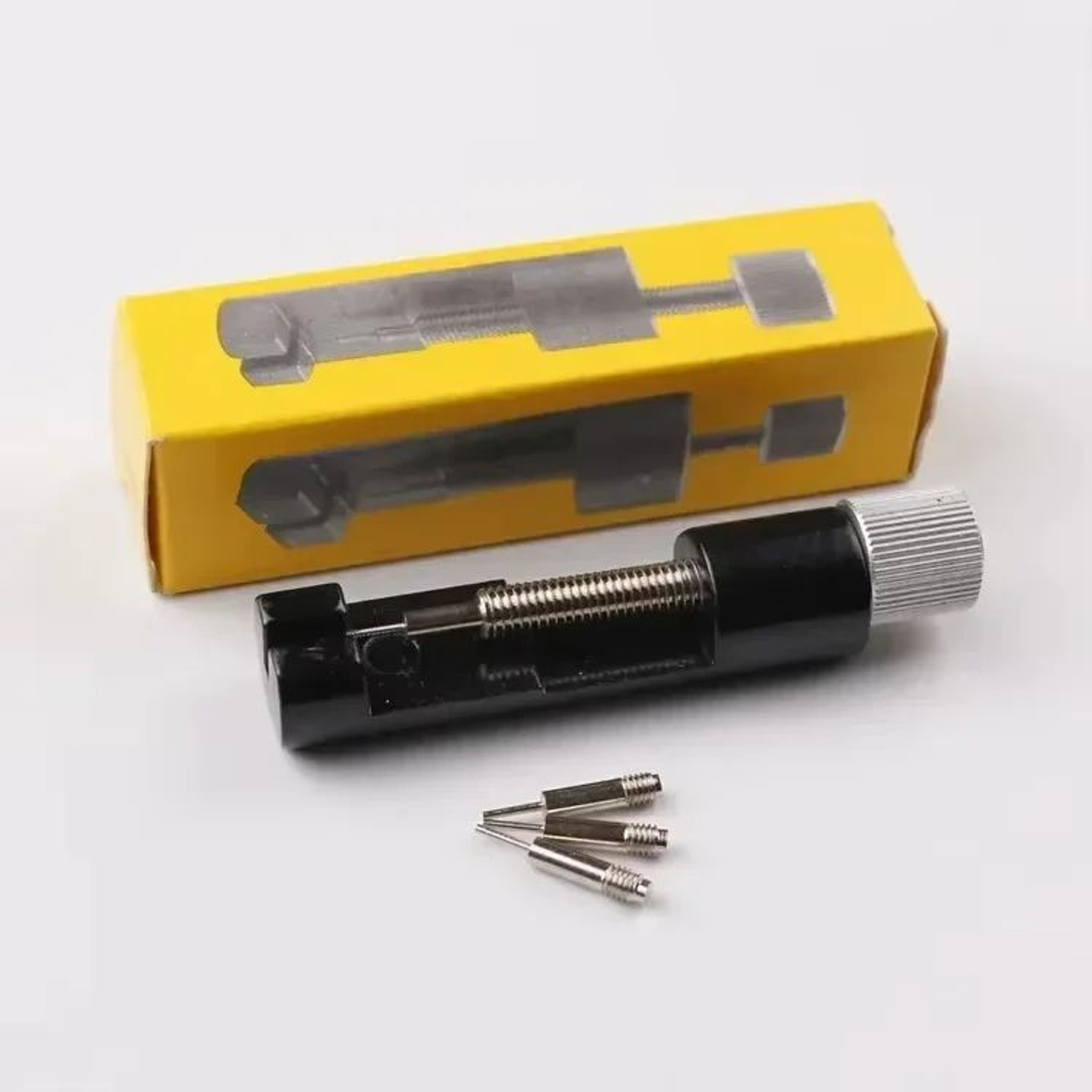Adjustable Watch Band Link Remover Tool AllMetal Watch Strap Adjustment Tool With Spare Pins 5