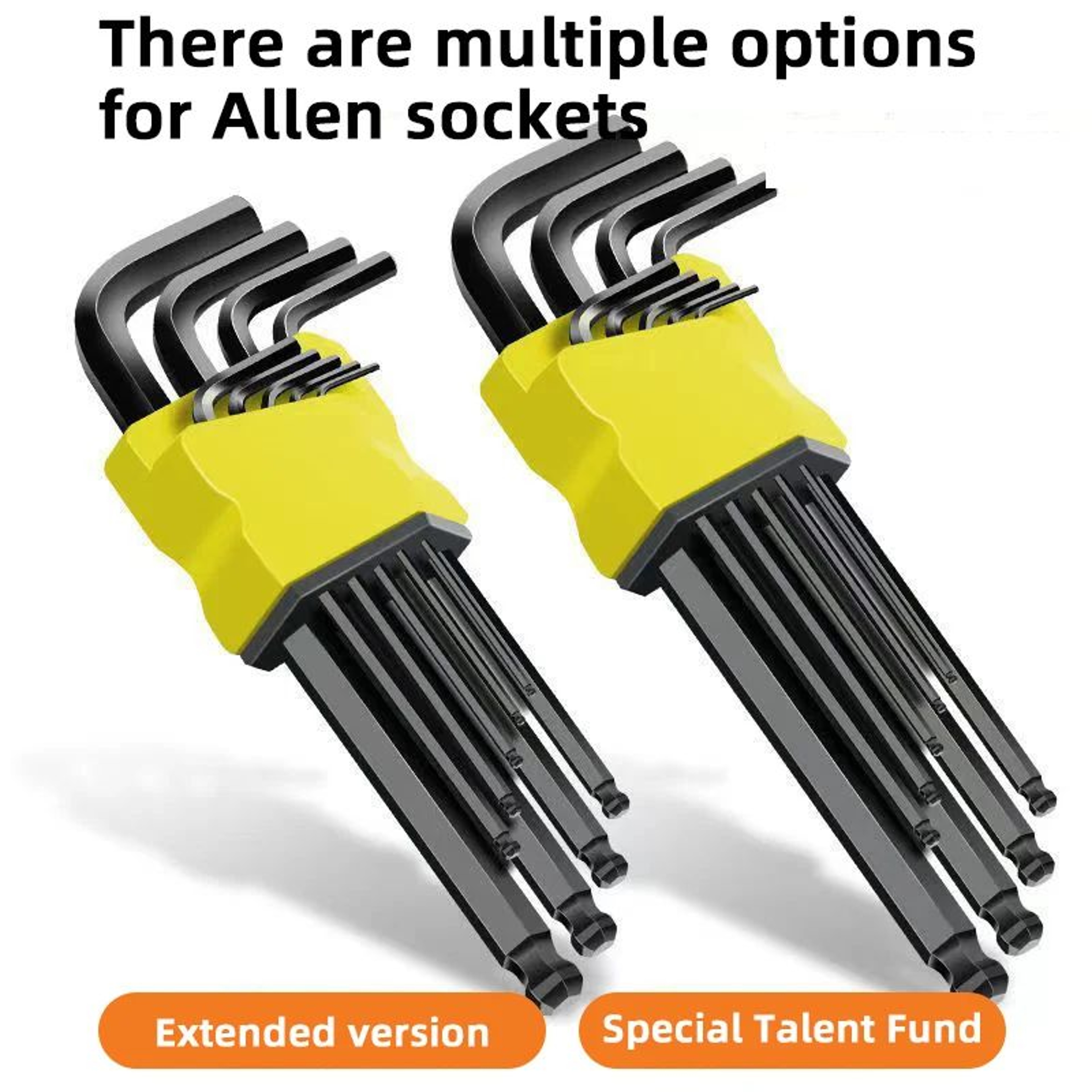 Electric Allen Key Set Metric Hex Wrench Screwdriver Kit With Torque Sleeves BoxPacked 0