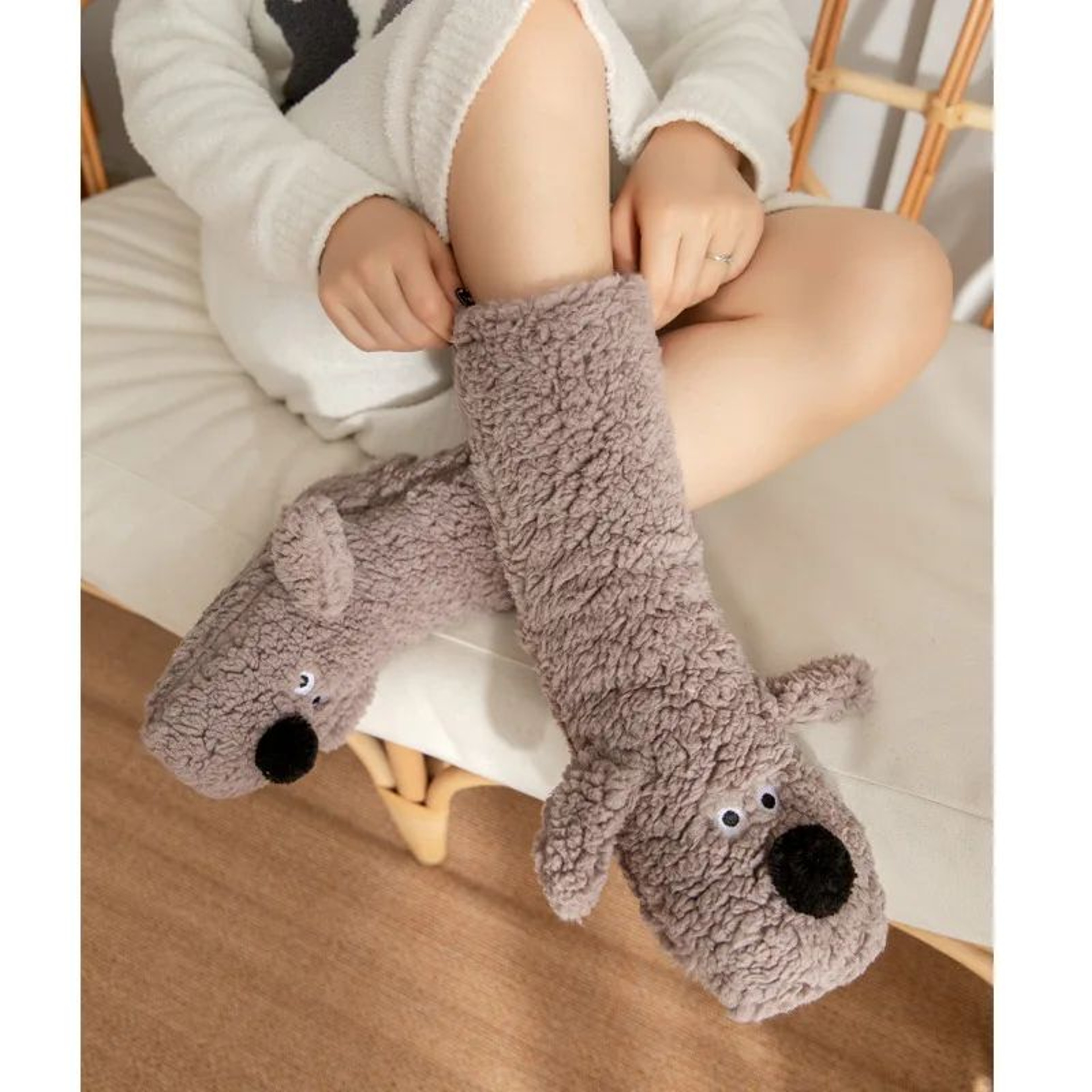 UltraSoft Thickened Coral Fleece Socks For Women  Cozy Winter Home  Sleep Socks 2