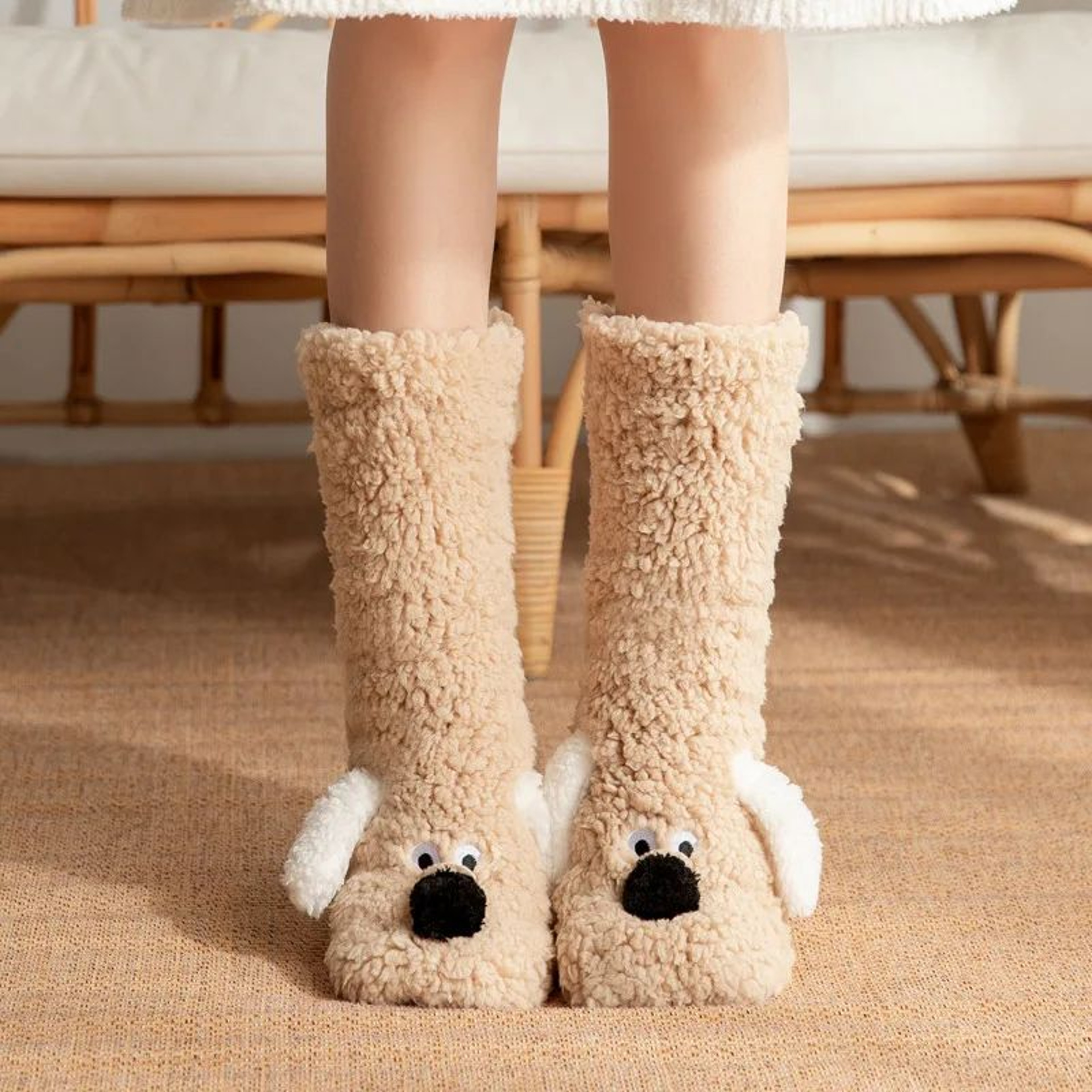 UltraSoft Thickened Coral Fleece Socks For Women  Cozy Winter Home  Sleep Socks 10