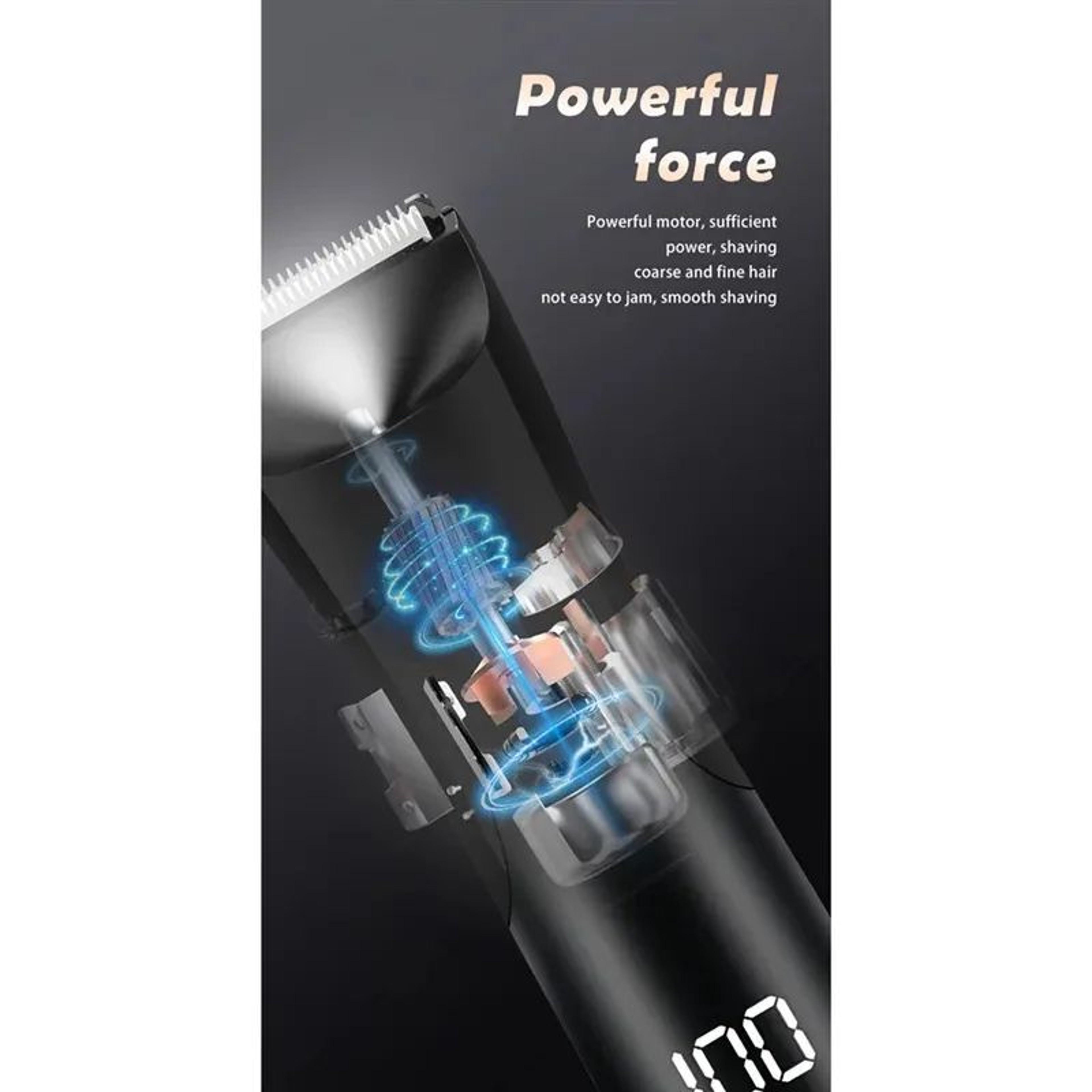 Mens Body Trimmer With Ceramic Blade For Groin And Underarm Grooming 1