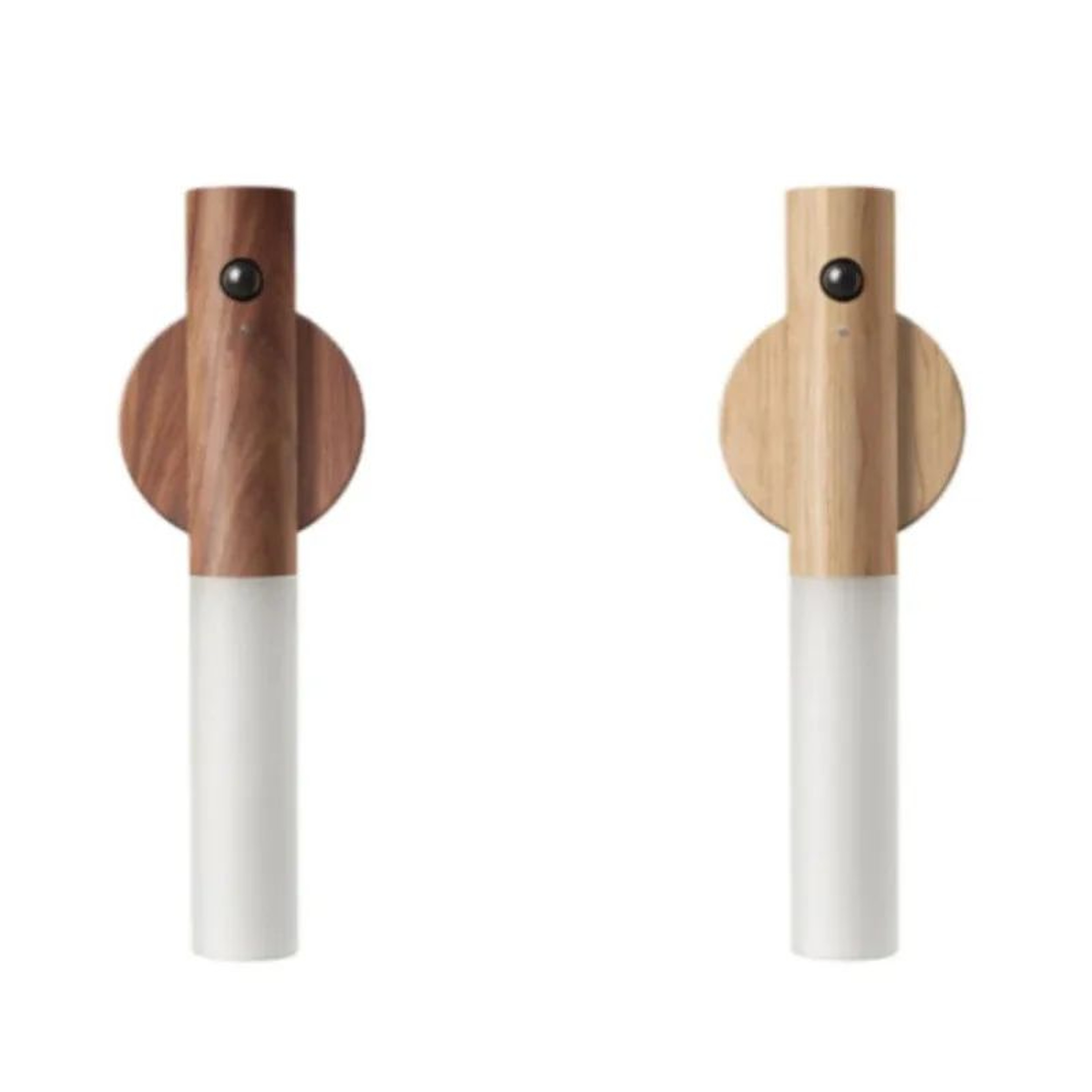 Wooden Motion Sensor Night Light USB Rechargeable Magnetic Wall Light For Stairs  Bedroom 5
