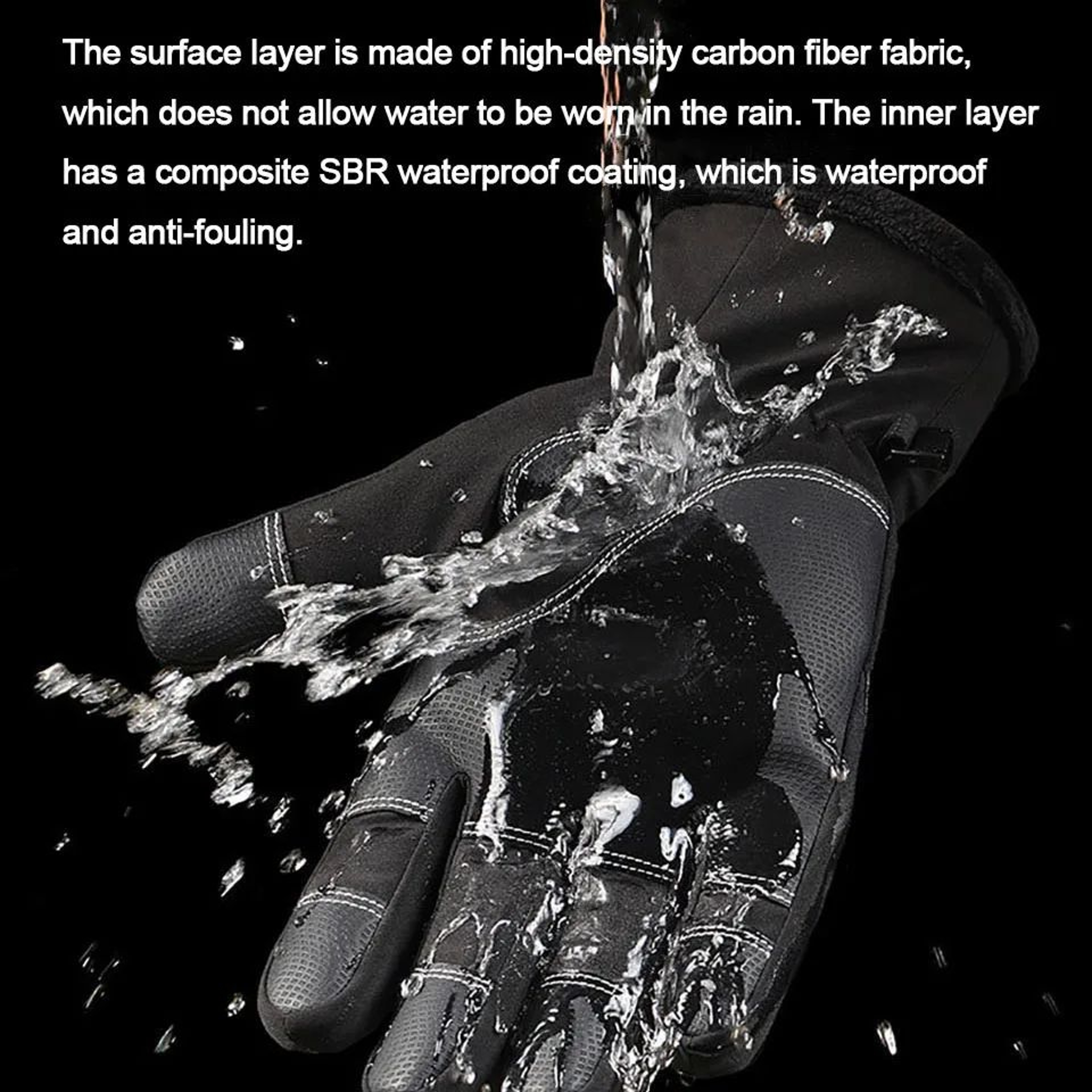 ArcticRide Waterproof Winter Gloves For Men  Thermal Fleece Touchscreen NonSlip Grip 2