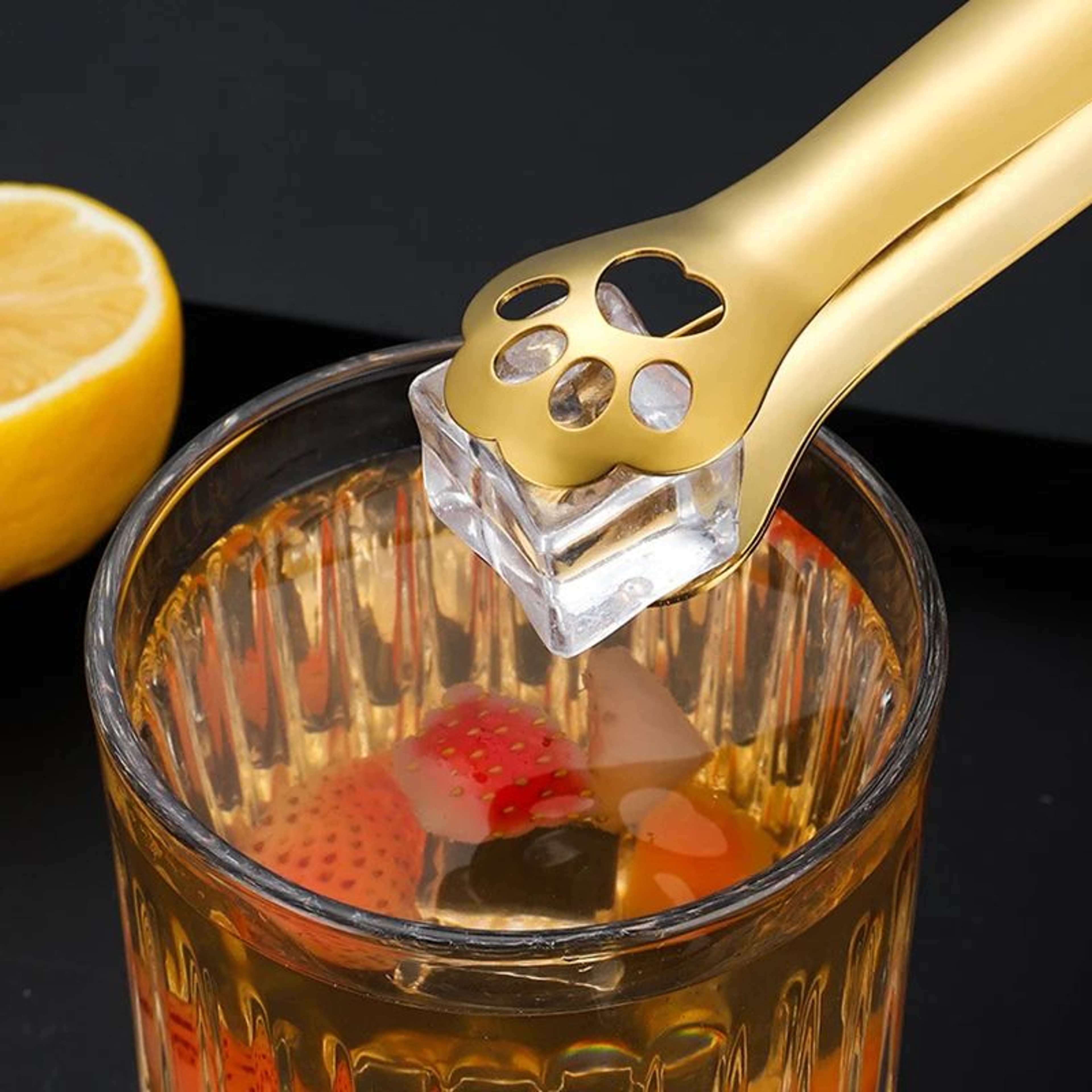 Cat Paw 304 Stainless Steel Food Tongs NonSlip Mini Kitchen Serving Tongs For BBQ Salad Ice  Snacks 2