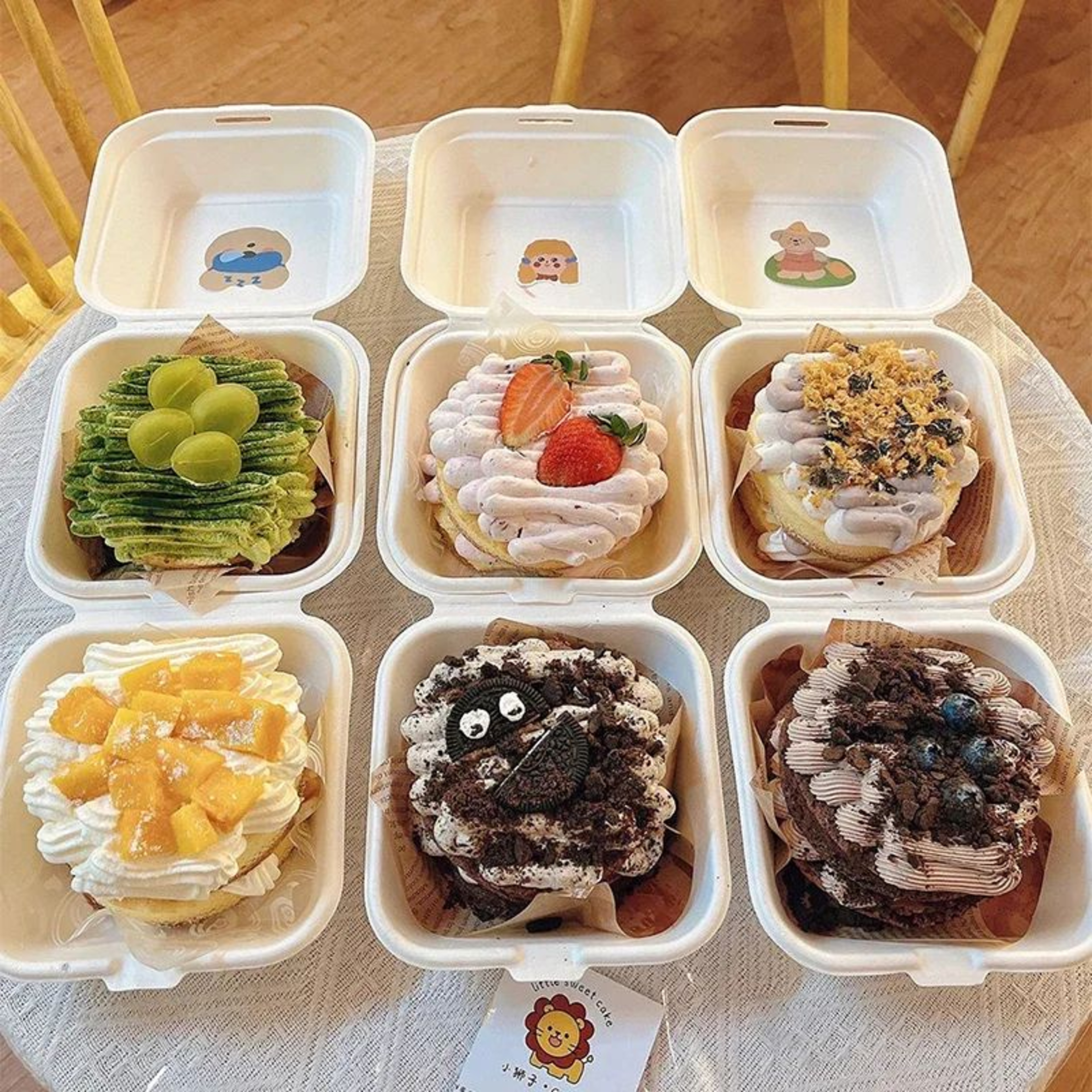 EcoFriendly Biodegradable Bento Containers With Lids 1020 Pack For Lunch Desserts  Takeout 0
