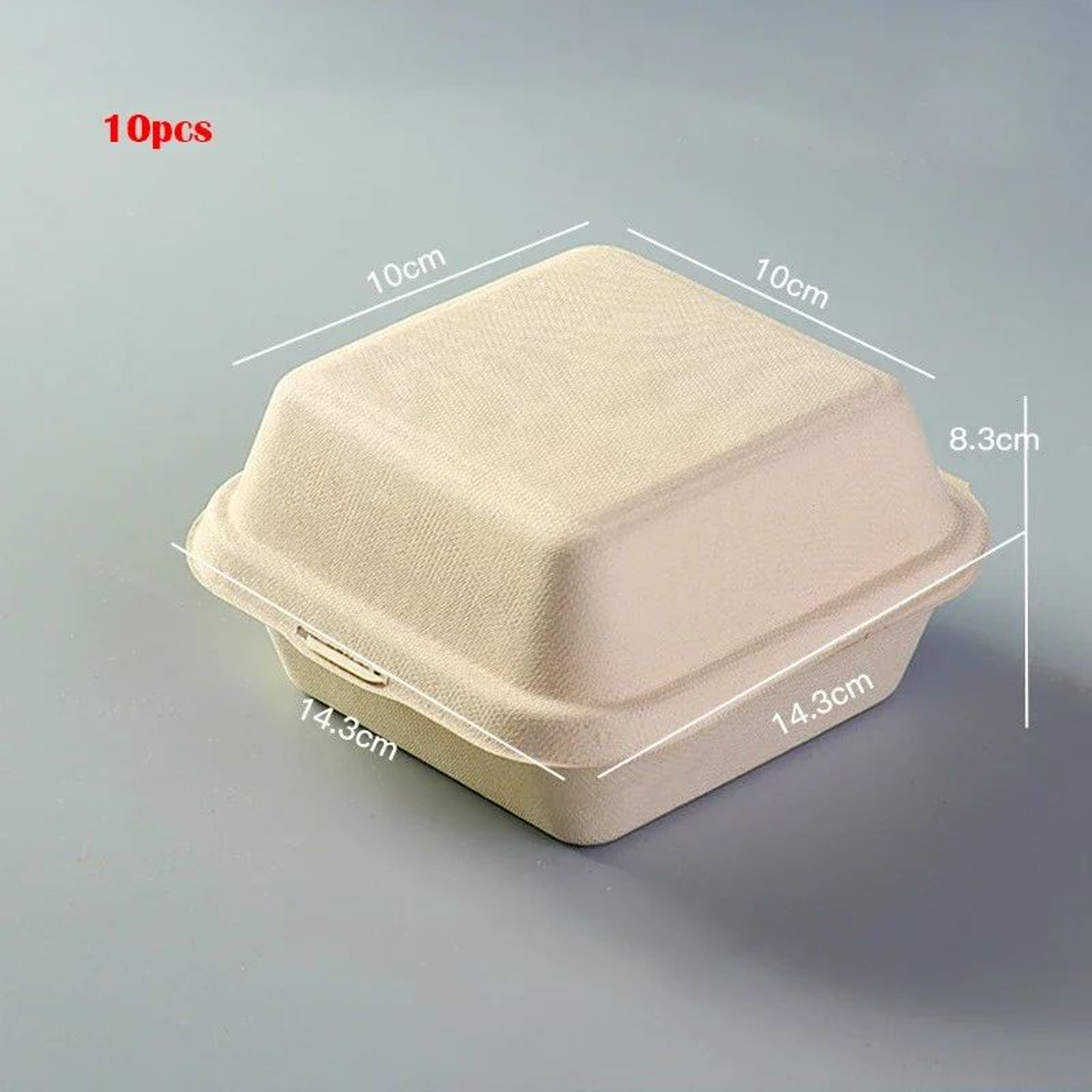 EcoFriendly Biodegradable Bento Containers With Lids 1020 Pack For Lunch Desserts  Takeout 7