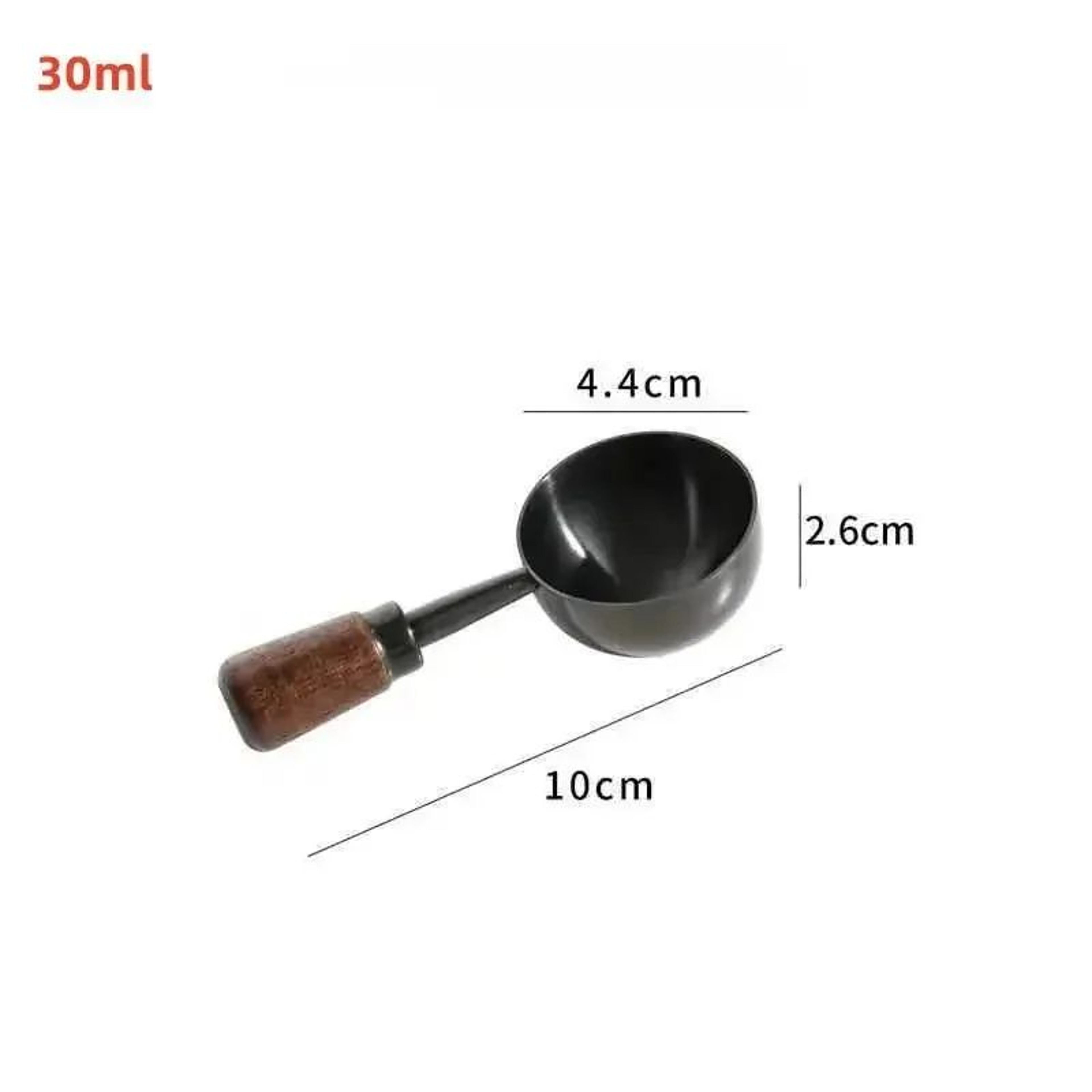 Wooden Handle Stainless Steel Coffee Scoop 15ml30ml  Coffee  Baking Measuring Spoon 12