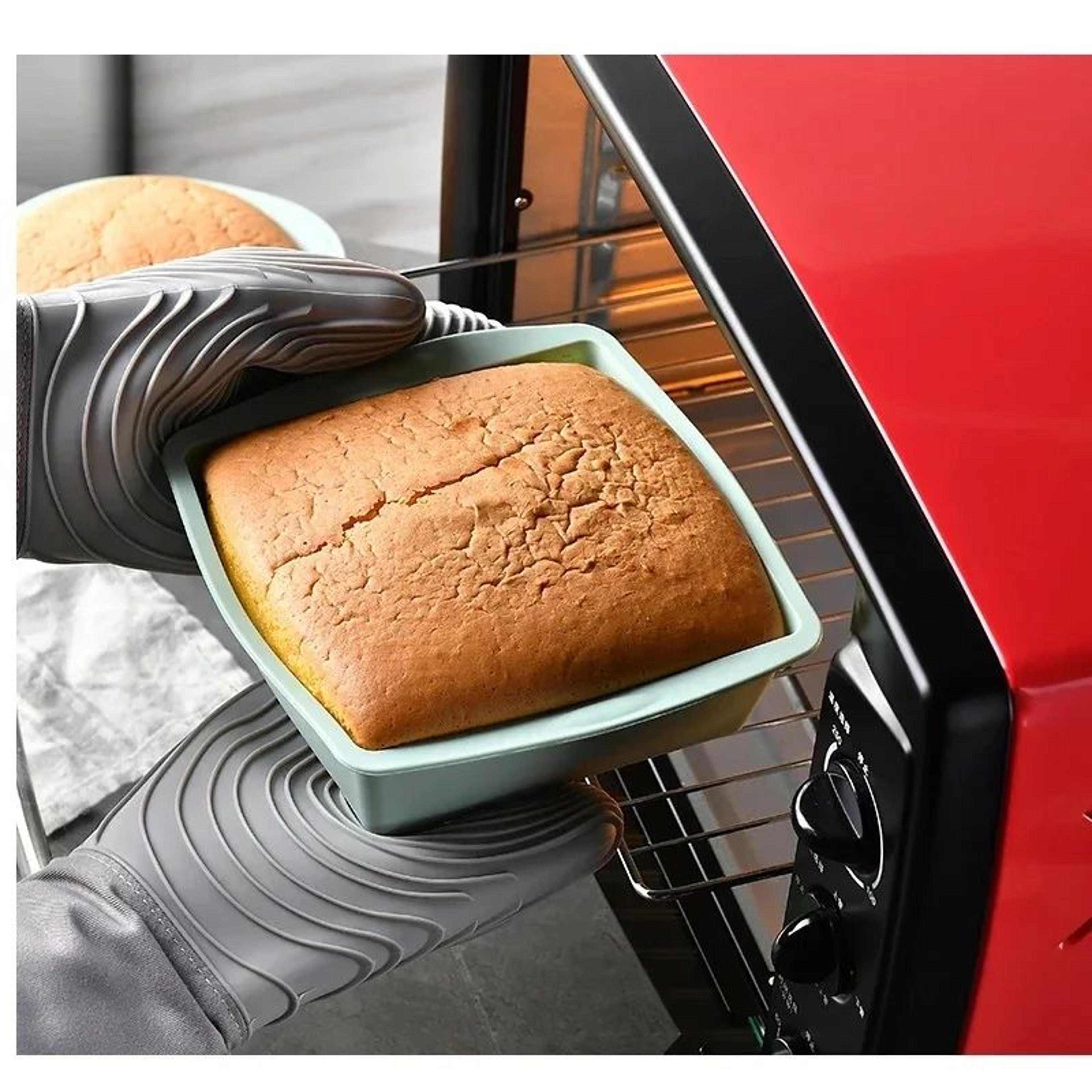 Silicone Square Baking Pan For EasyRelease Cakes And Brownies Reusable Nonstick Mold 3