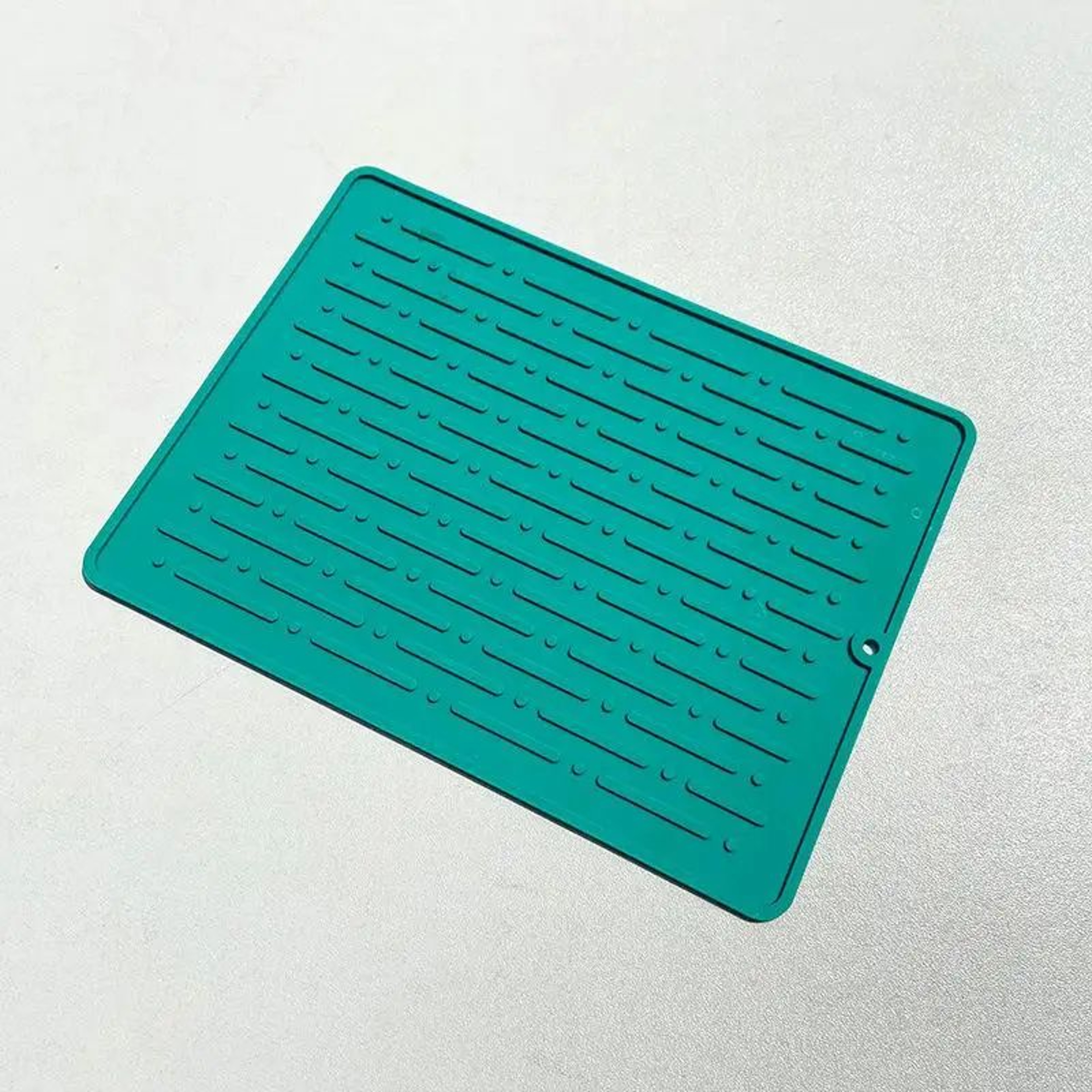 Foldable Silicone Dish Drying Mat Heat Resistant NonSlip Drainer Pad For Countertops 12