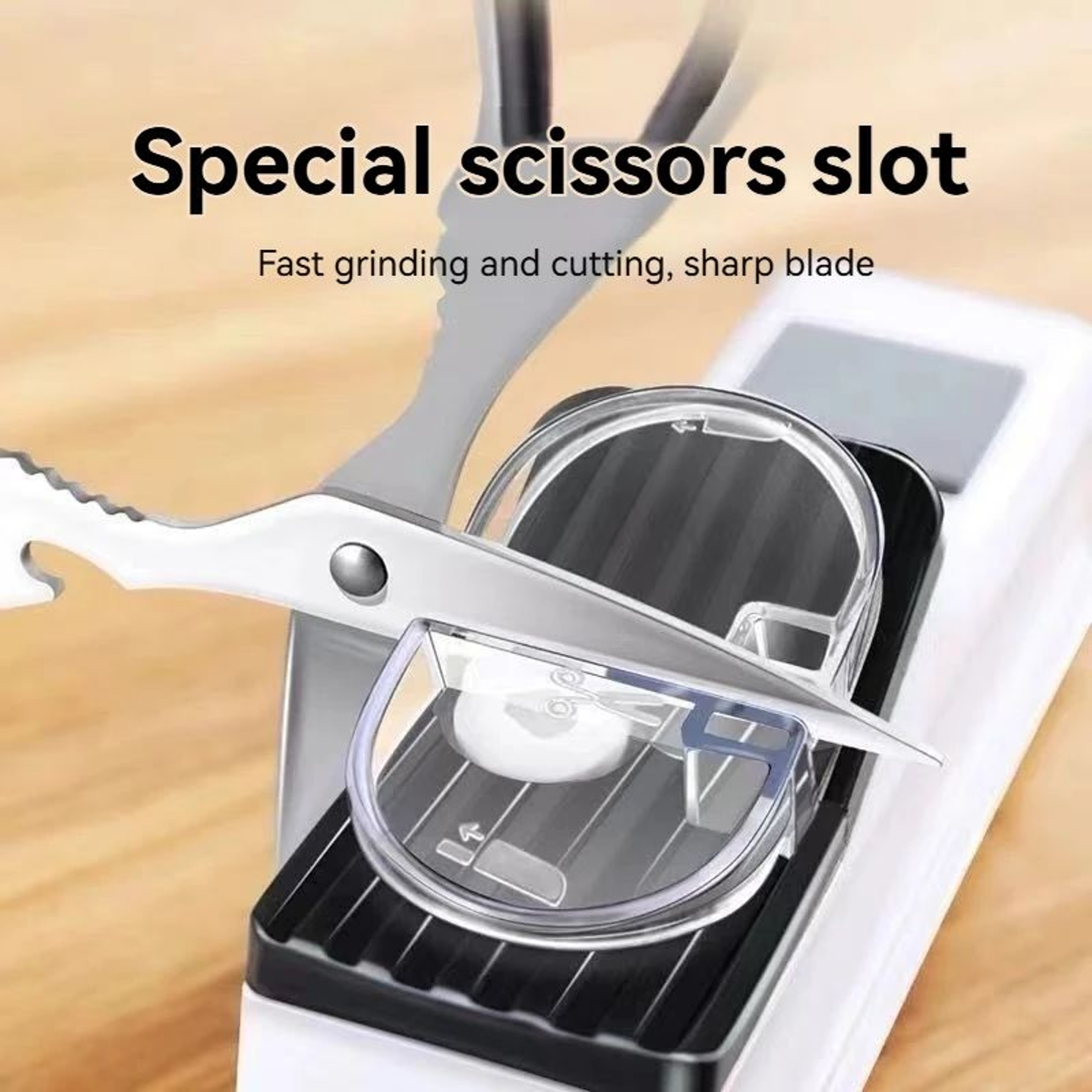 USB Rechargeable Electric Knife Sharpener  Automatic Precision Edge Restorer For Kitchen Knives 0