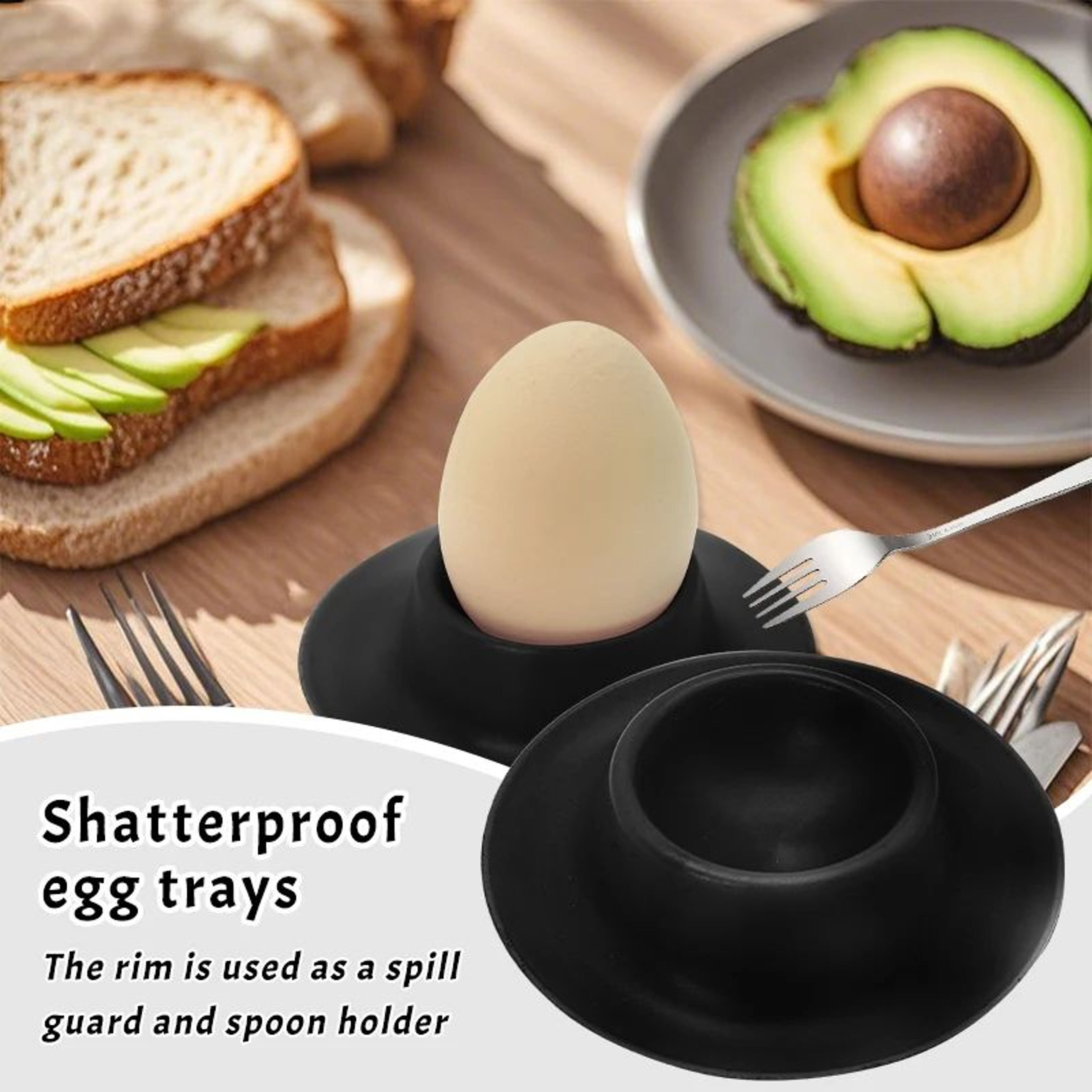 34Grid Egg Holder For Refrigerator With Lid  Clear Egg Storage Container AntiSlip Tray 1