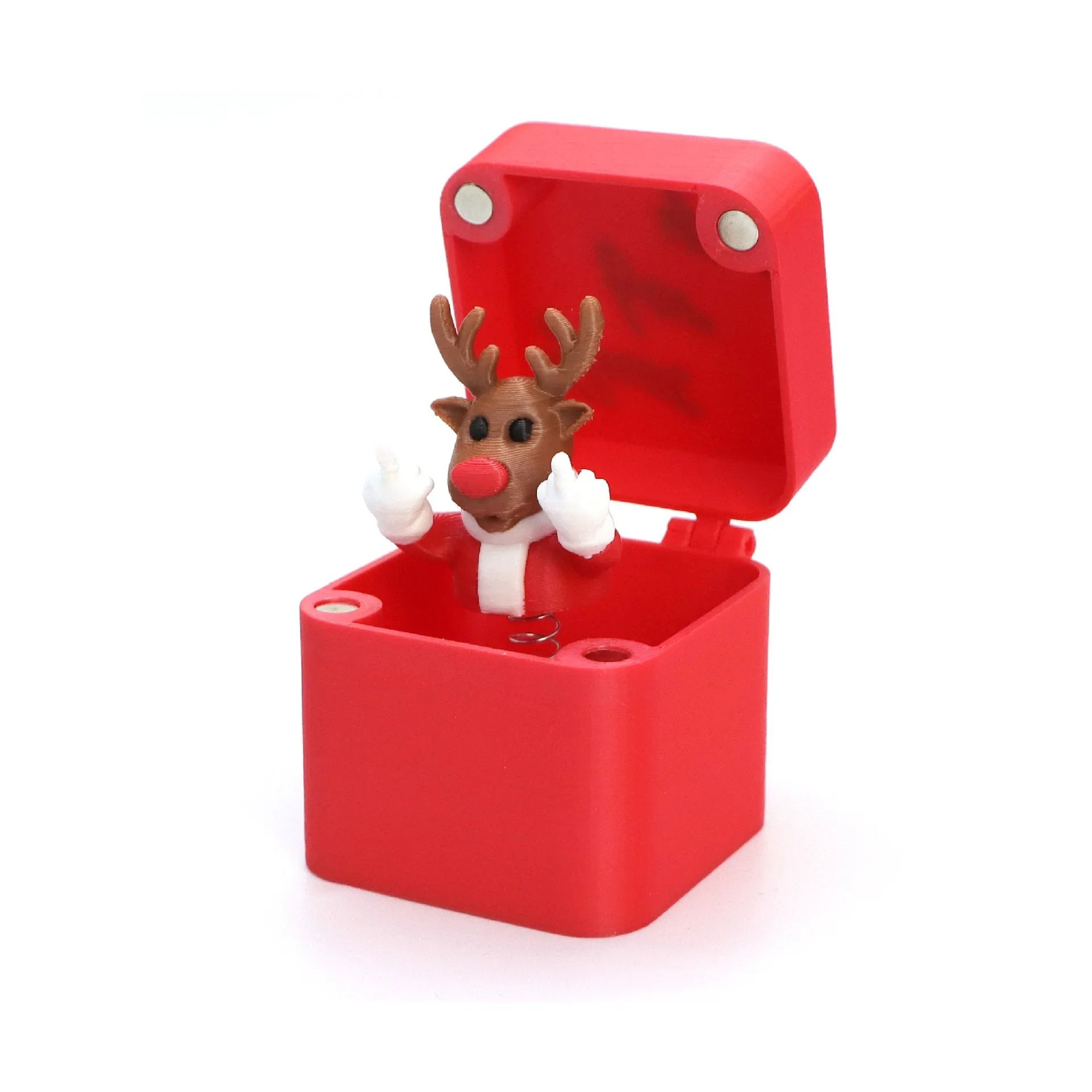 Holiday Surprise PopUp Prank Gift Boxes  Novelty Santa Snowman  Reindeer Pop Up Toy Gift Set 8