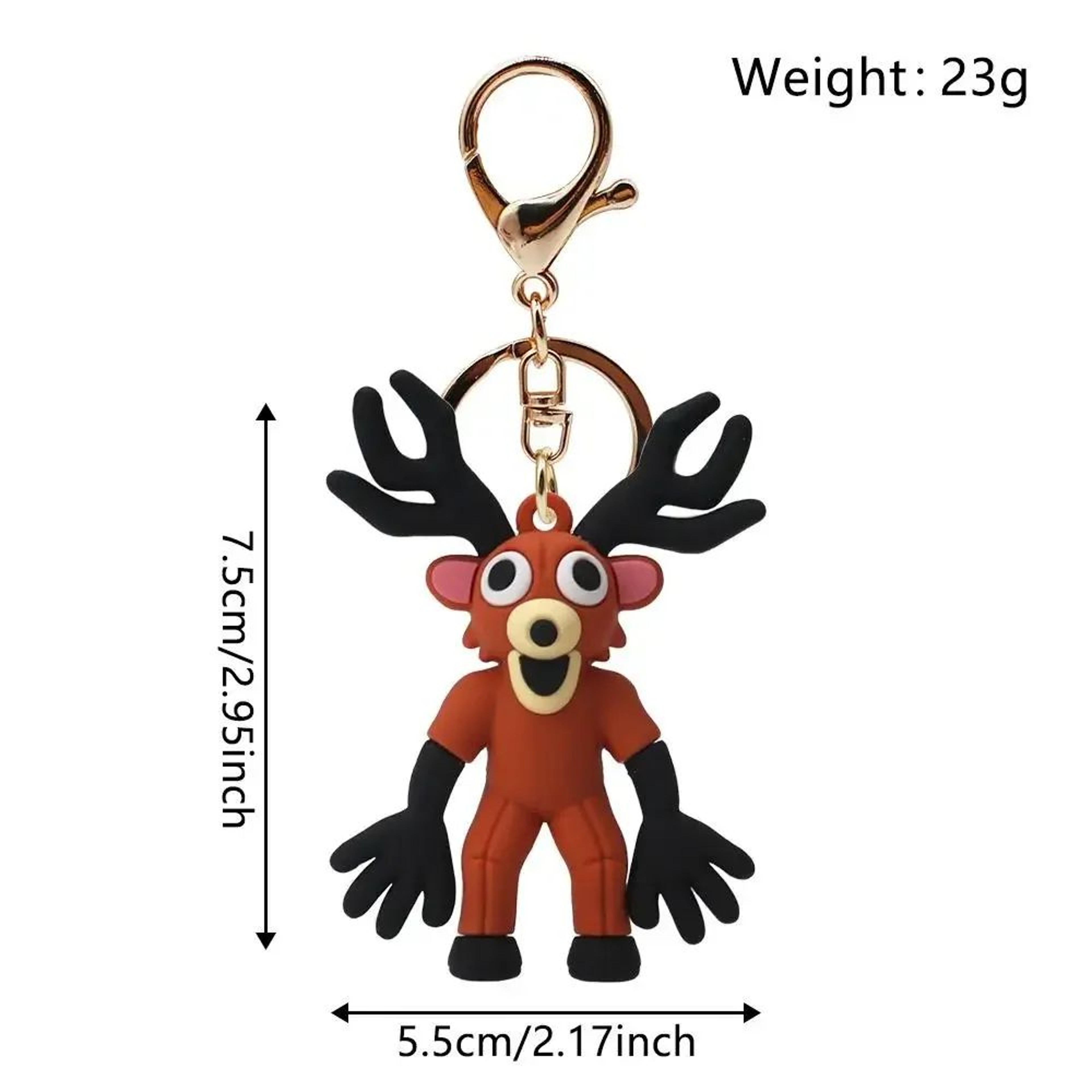 Handcrafted Deer  Owl Cartoon Animal Keychain Bag Pendant Charm For Kids Gifts 5