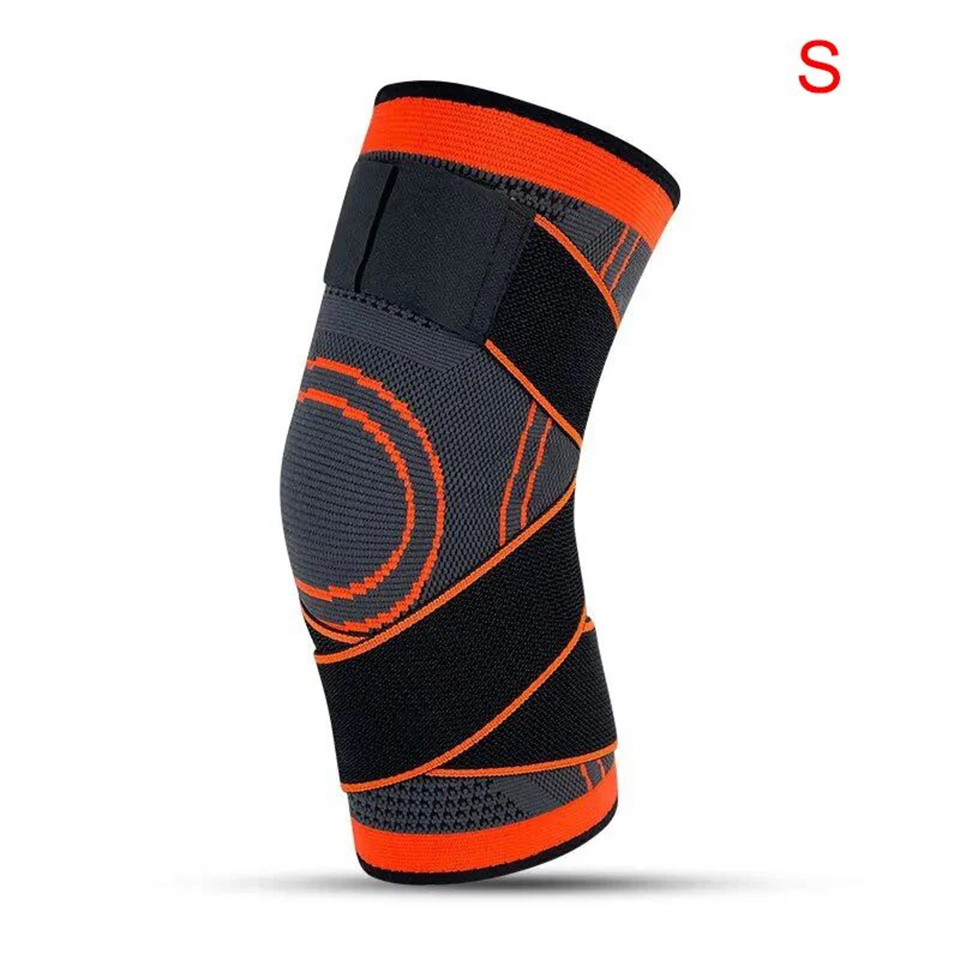 Adjustable Knee Compression Sleeve With Patella Stabilizer Strap For Sports  Running 9
