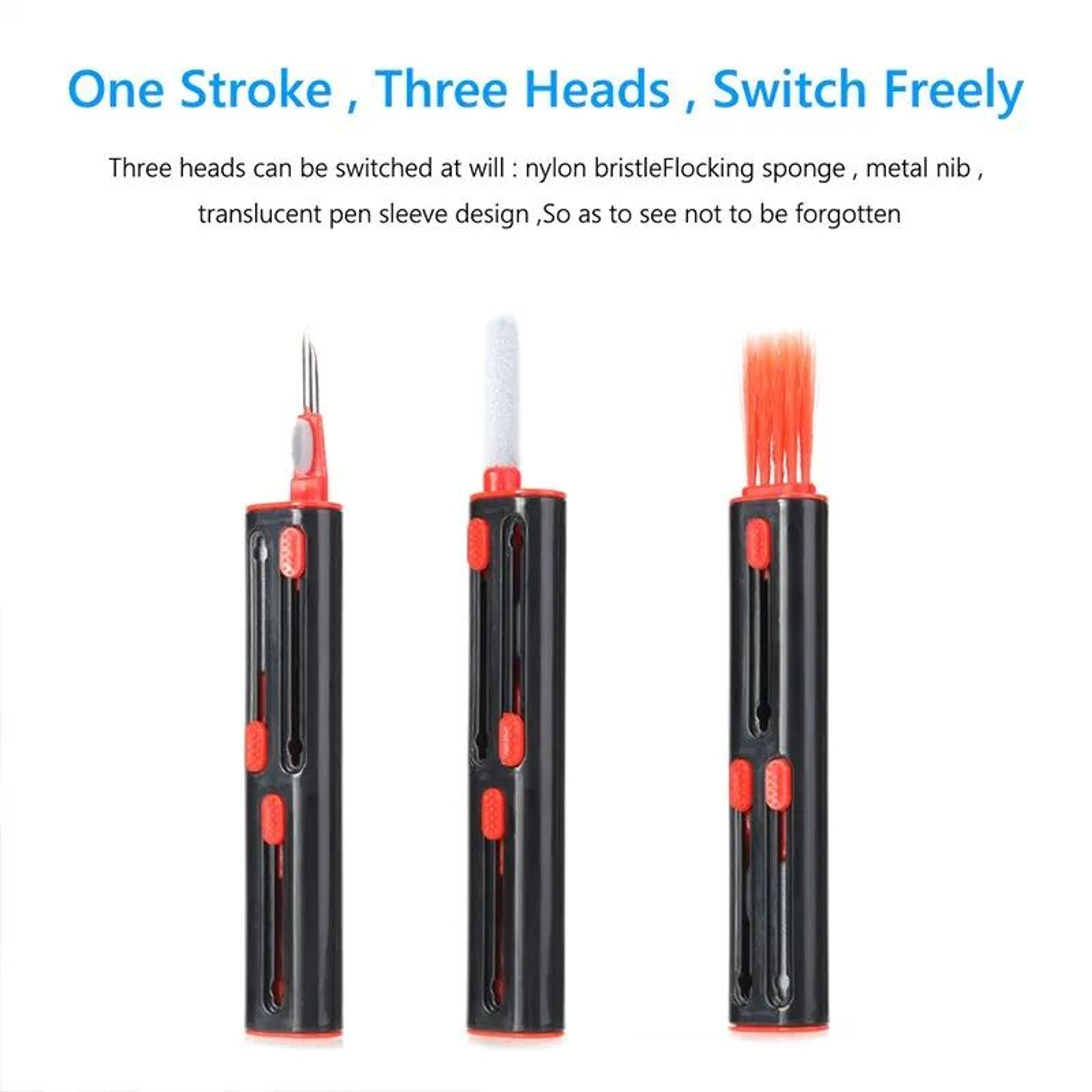3in1 Earbud Cleaning Pen For AirPods  Bluetooth Earbuds  Charging Case Cleaner Brush Tool 1