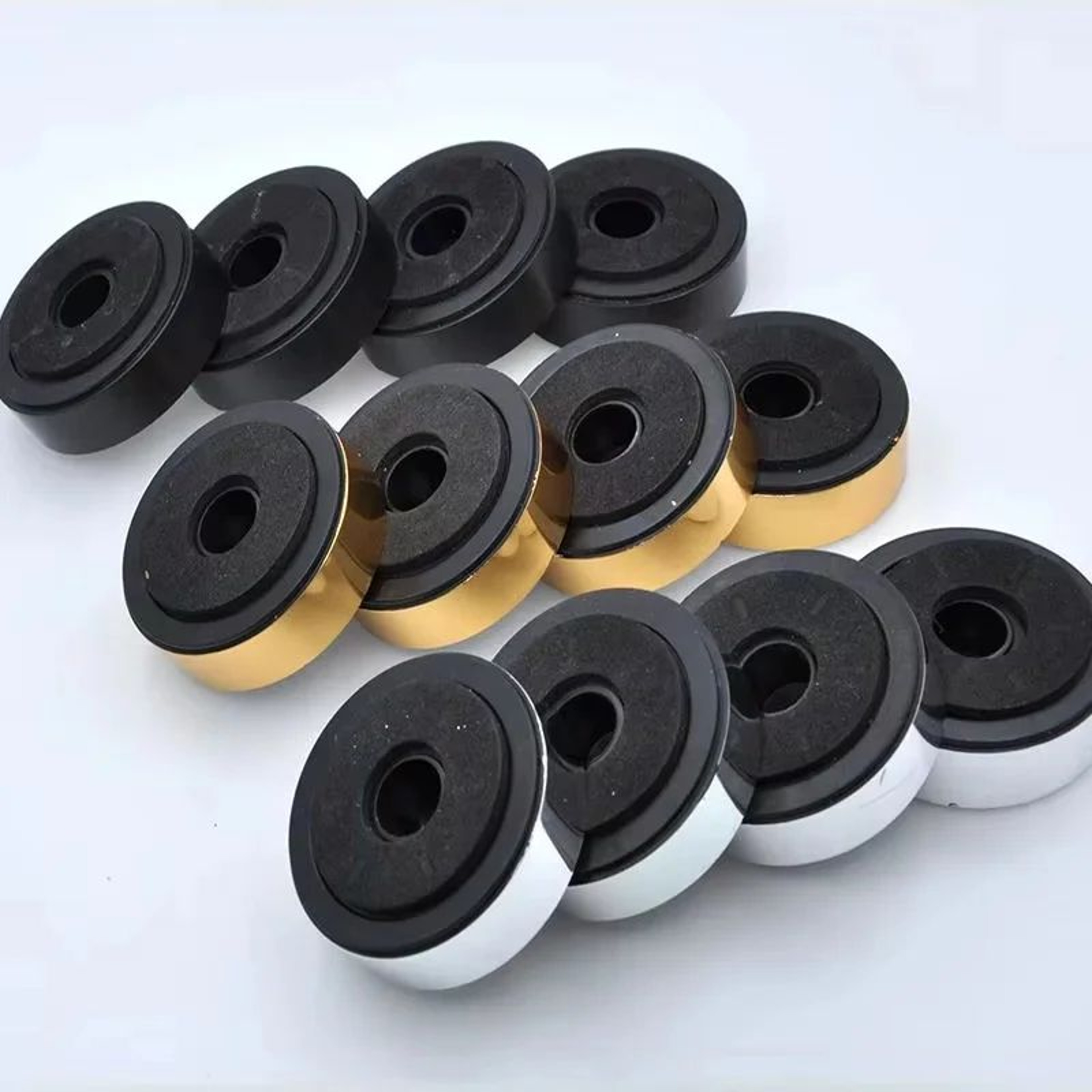 4Pack Speaker Isolation Feet For Home Theater ShockAbsorbing Vibration Dampers 0