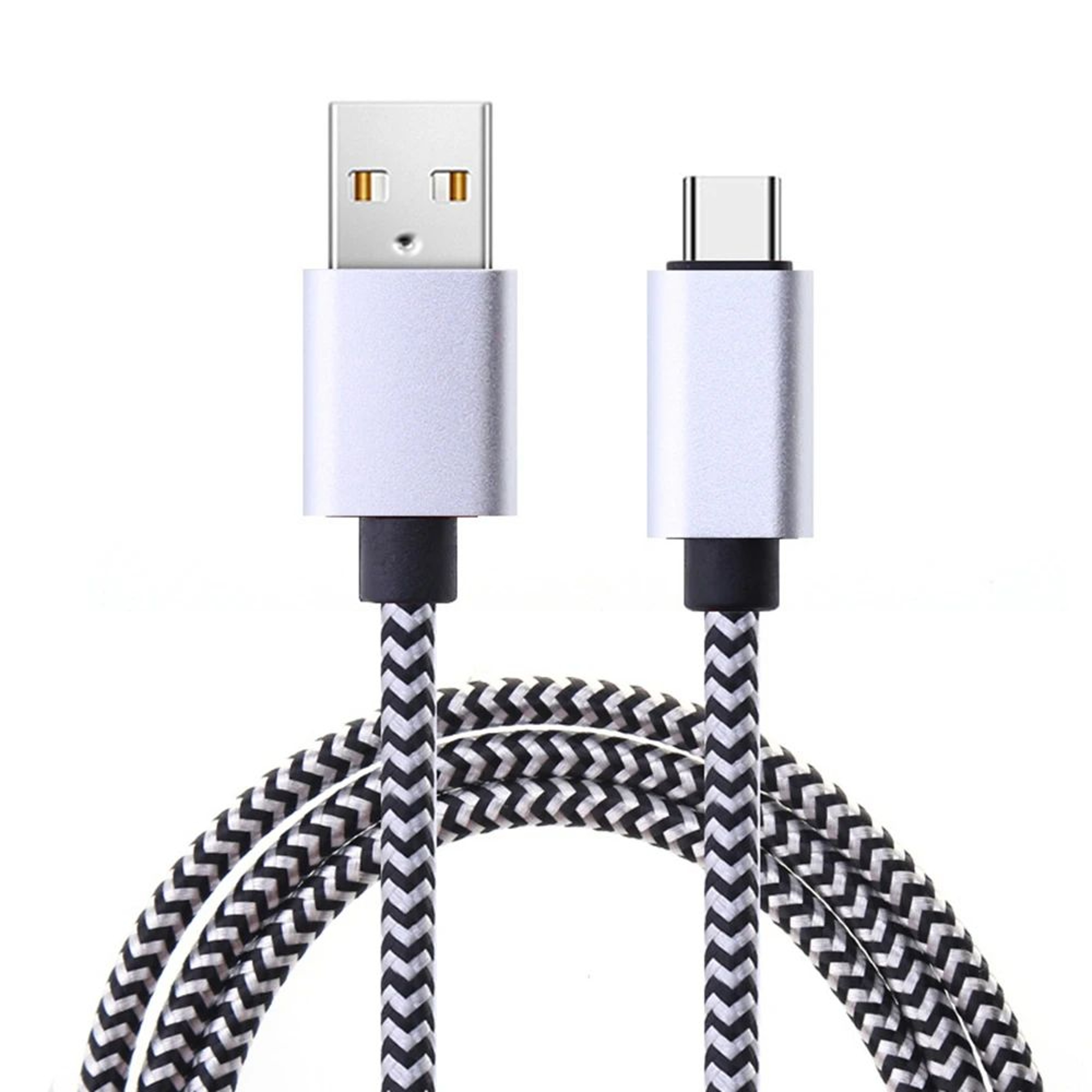 3m USBA To USBC Nylon Braided Fast Charging  Data Cable 3A 7