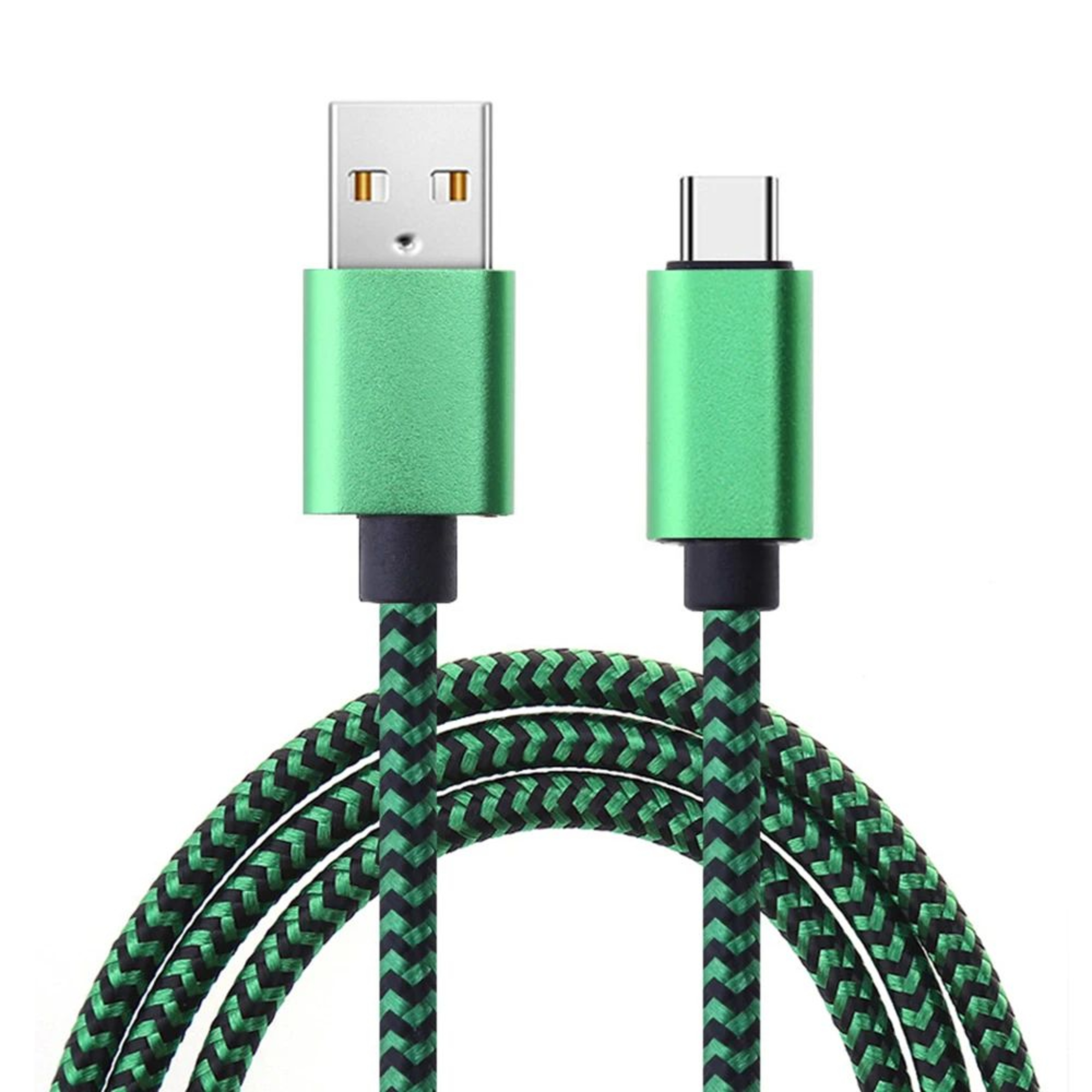 3m USBA To USBC Nylon Braided Fast Charging  Data Cable 3A 8