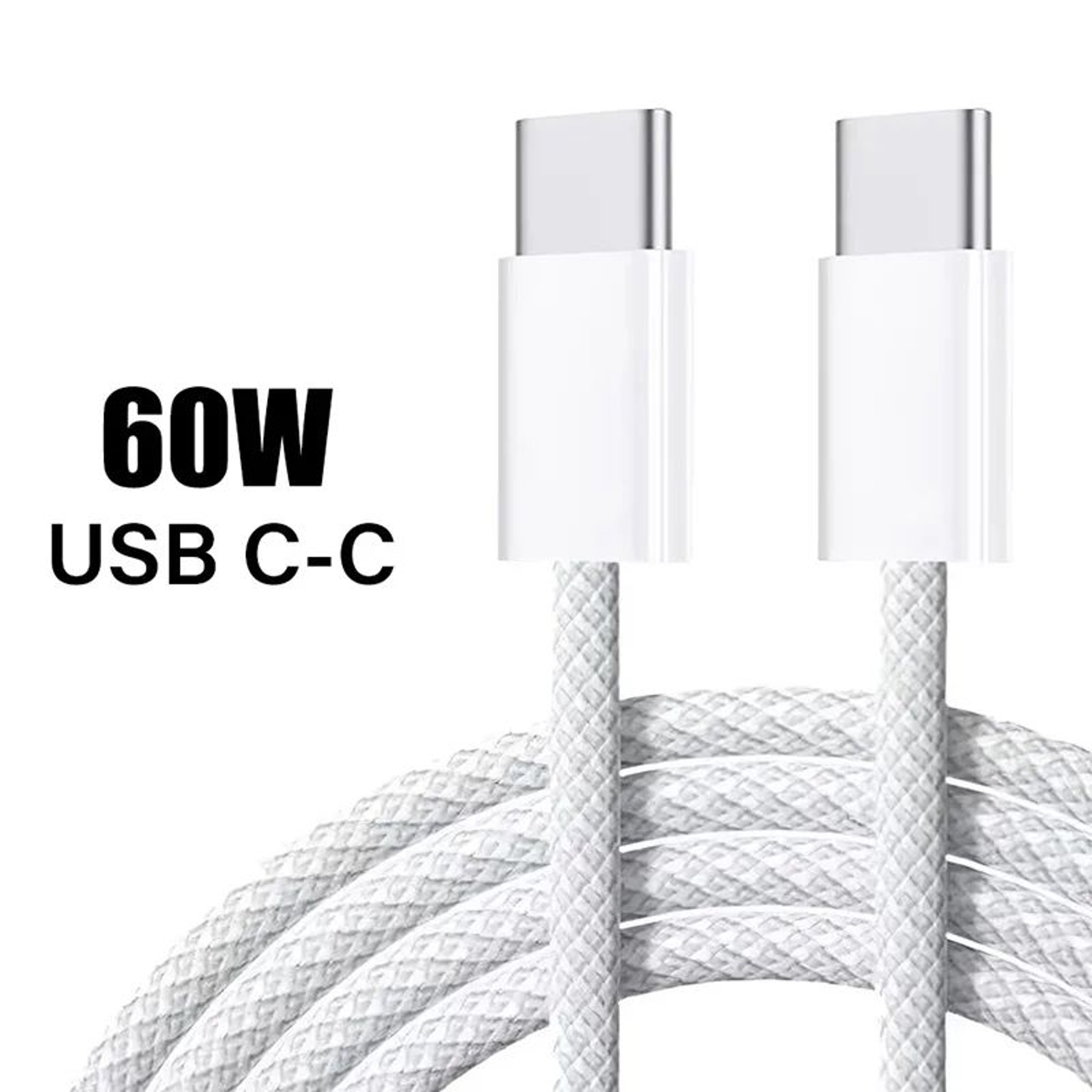 HighSpeed 60W USBC To USBC PD Charging Cable For IPhone 15 IPad MacBook  TypeC Devices 0