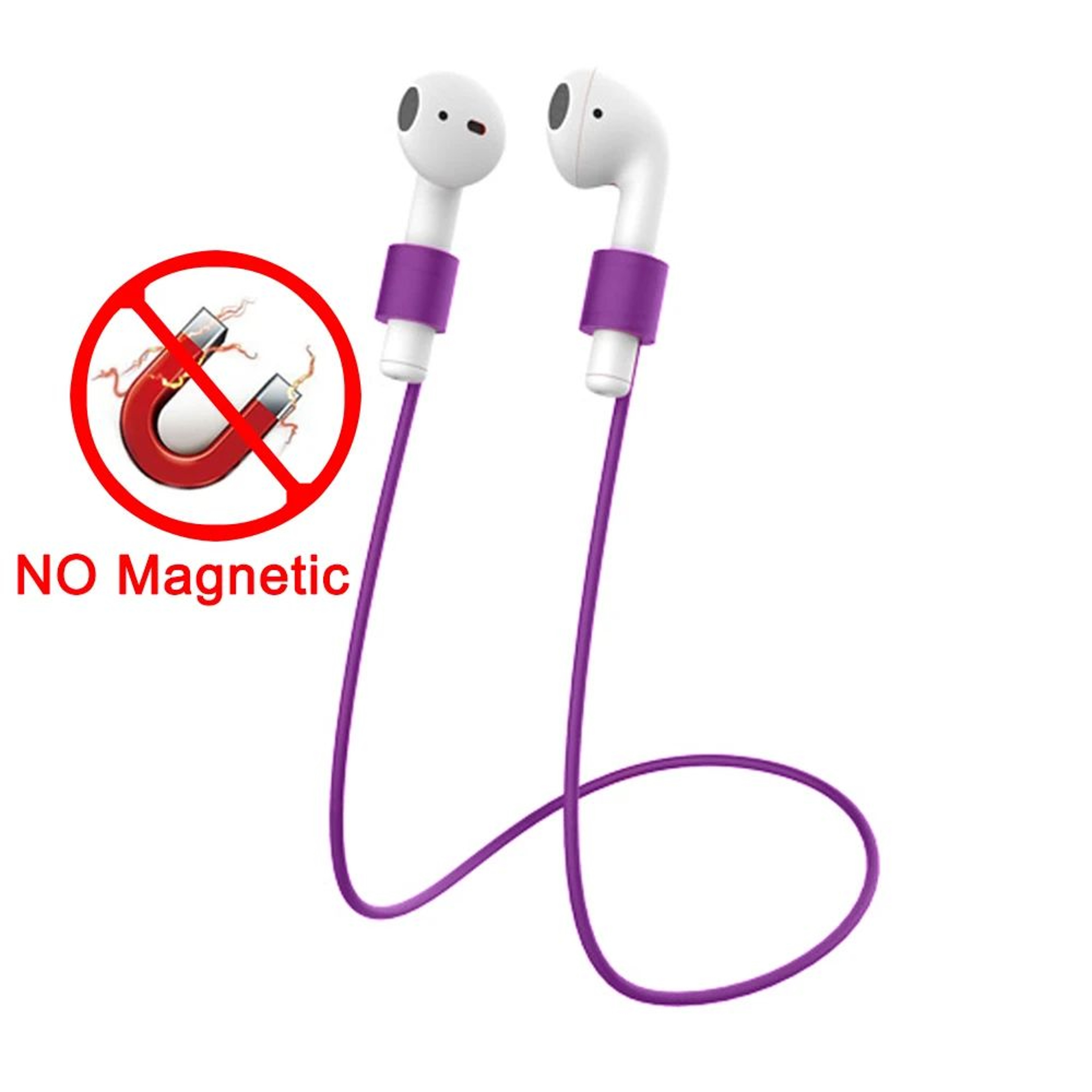 Magnetic Silicone Wireless Earbuds Neck Strap For AirPods  Bluetooth Earbuds  AntiLost Lanyard 22