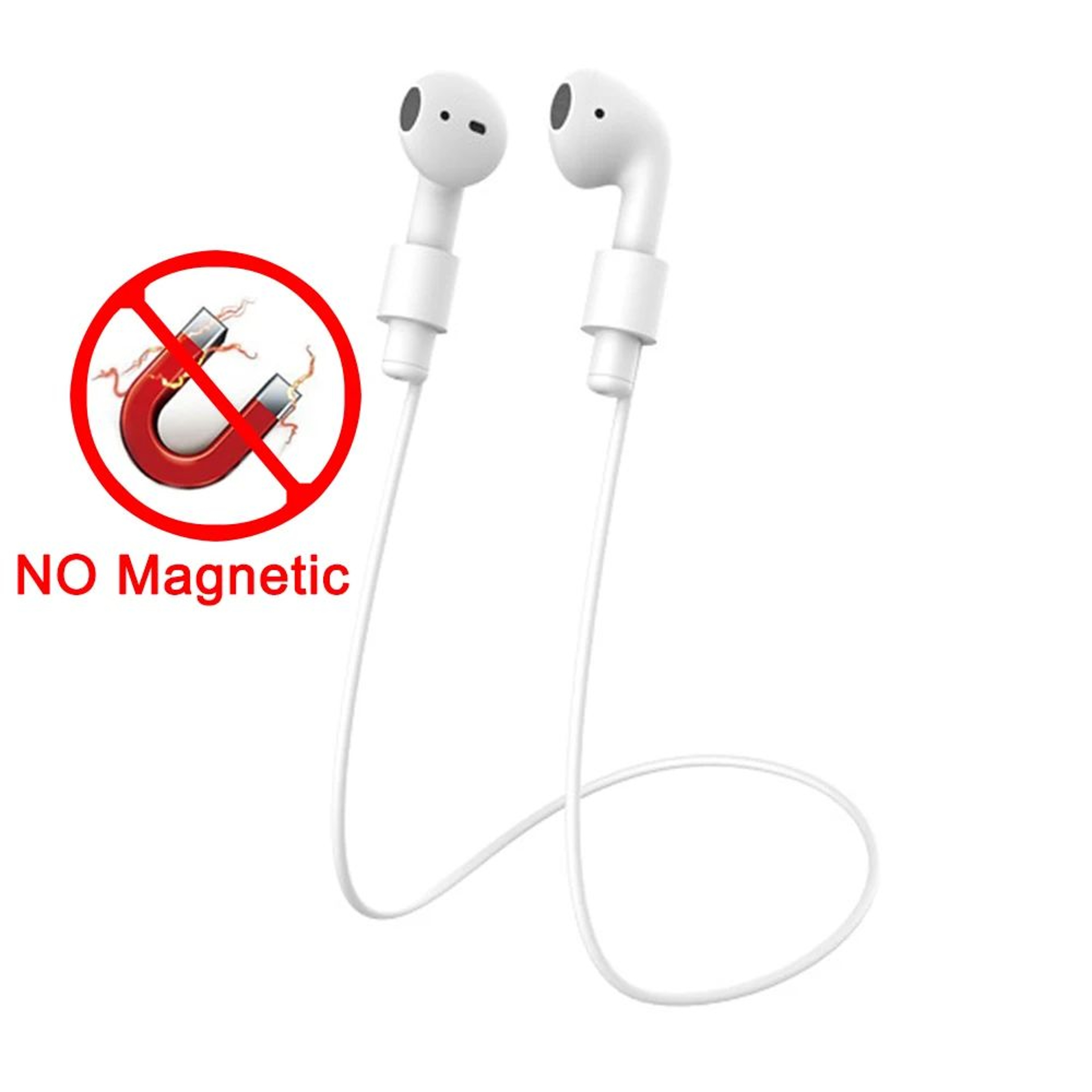 Magnetic Silicone Wireless Earbuds Neck Strap For AirPods  Bluetooth Earbuds  AntiLost Lanyard 13