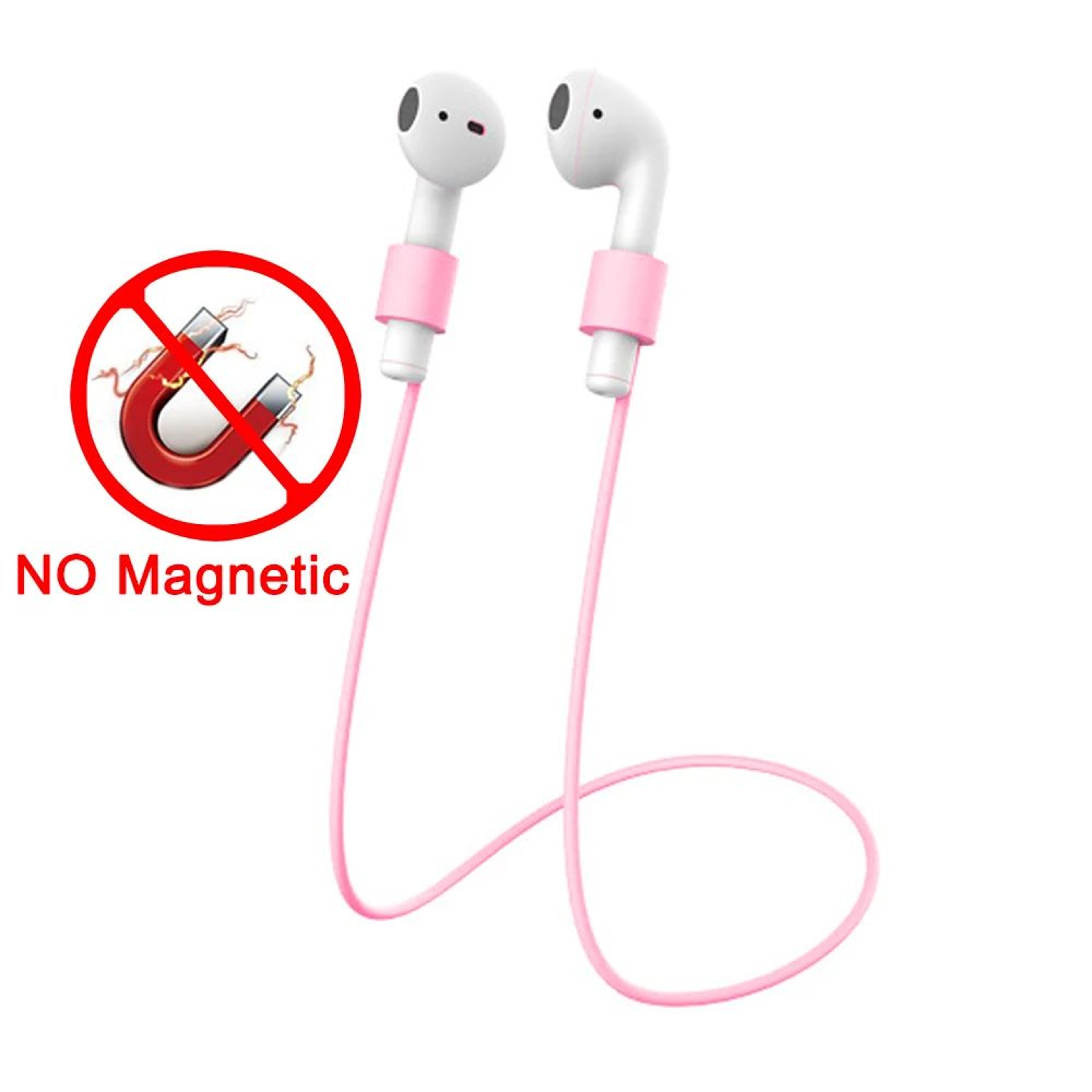 Magnetic Silicone Wireless Earbuds Neck Strap For AirPods  Bluetooth Earbuds  AntiLost Lanyard 14
