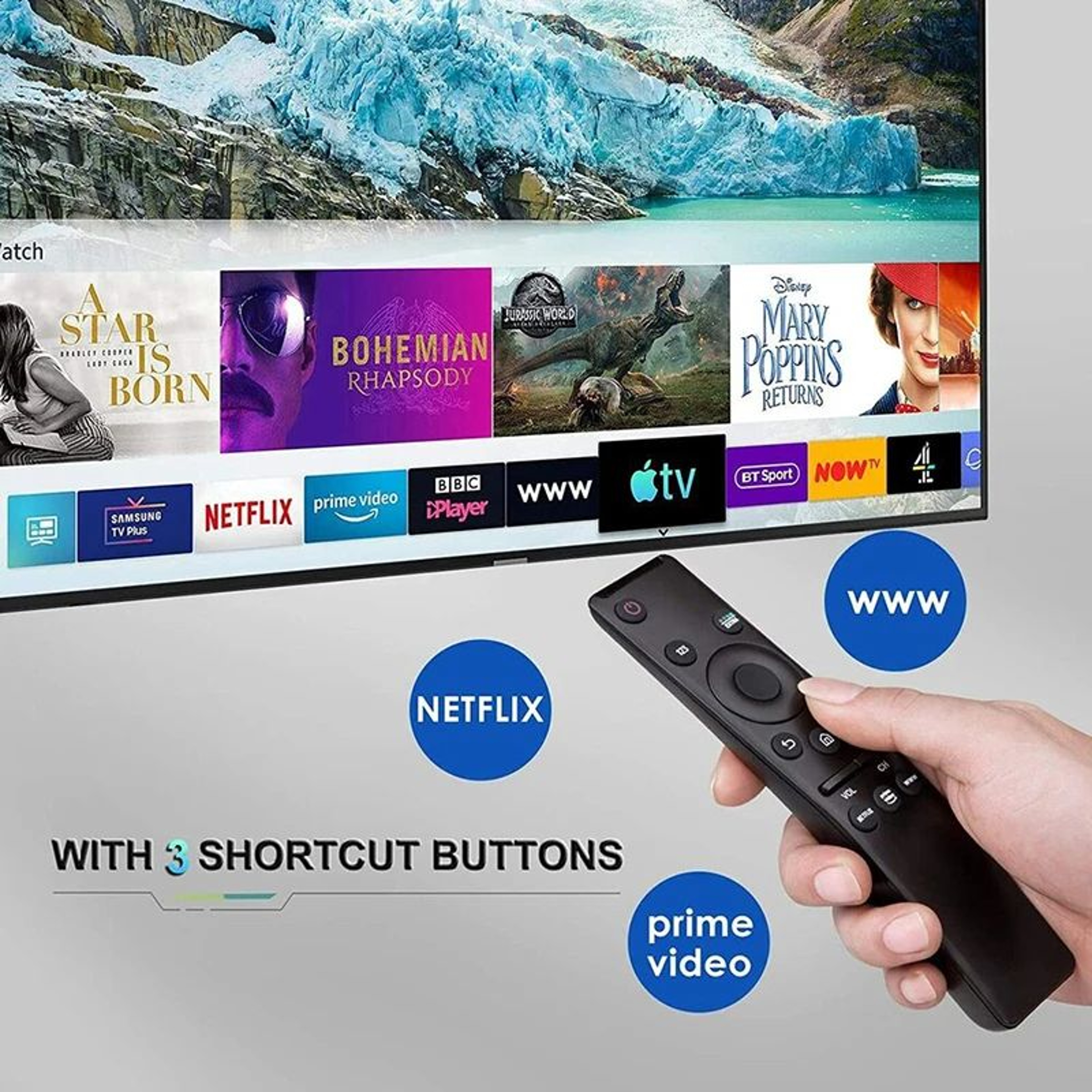 Universal Samsung TV Replacement Remote Control For Smart TVs BN59 Series  No Setup Ready To Use 5