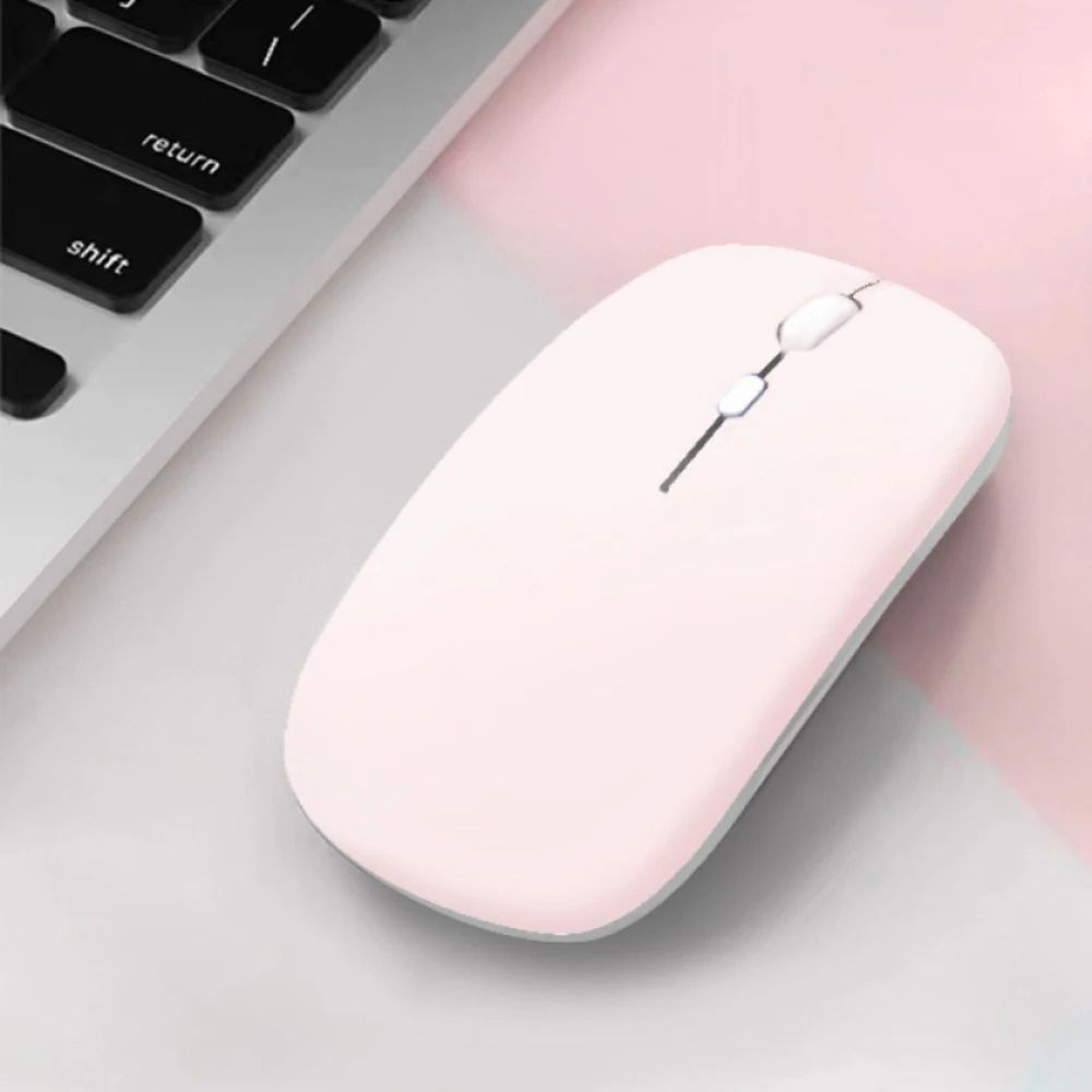 Morandi Silent DualMode Bluetooth Wireless Mouse TypeC Rechargeable Ergonomic Mouse For Laptop  PC 12