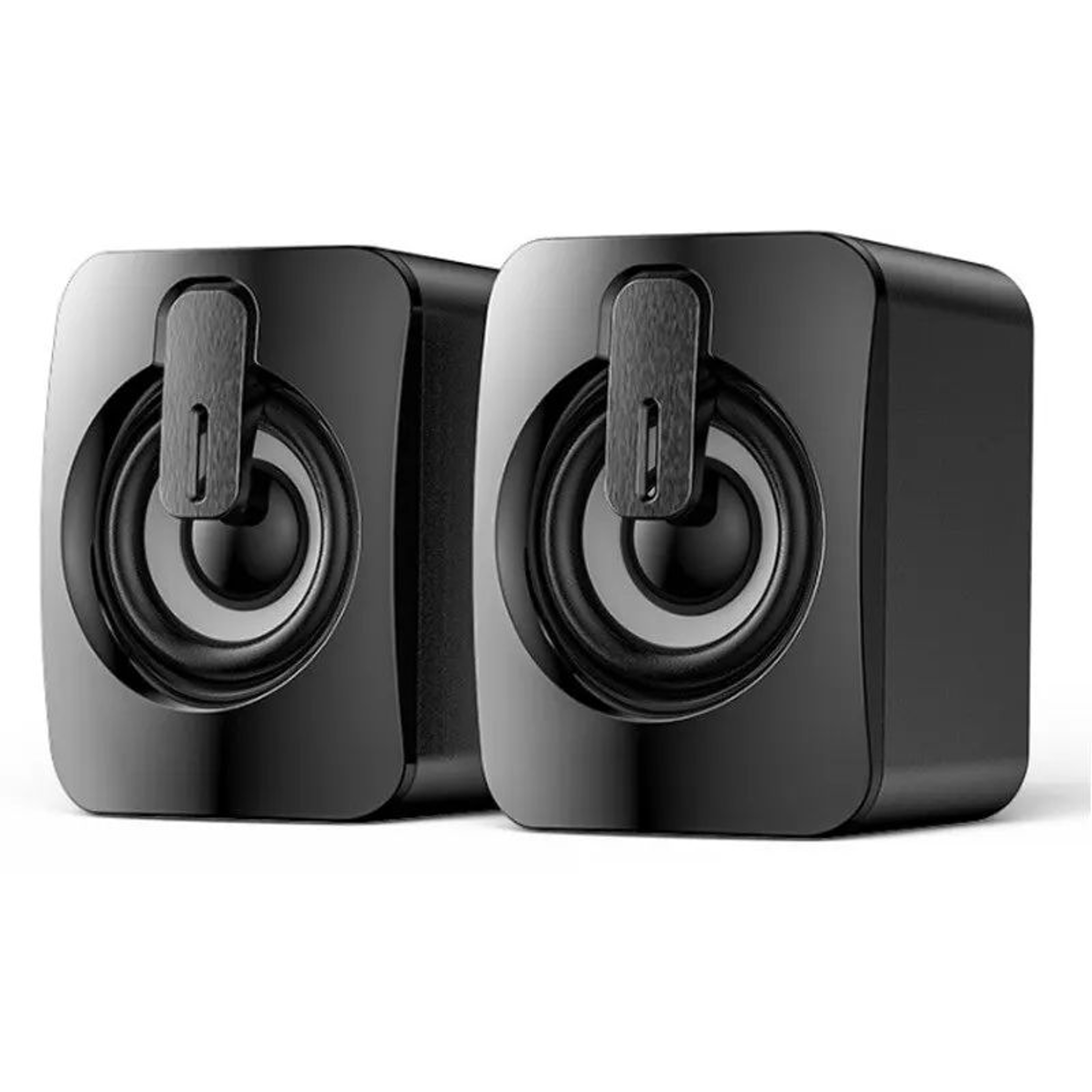 Mini Computer Speakers With Mic USB Power  35mm AUX Stereo For Desktop  Laptop 6