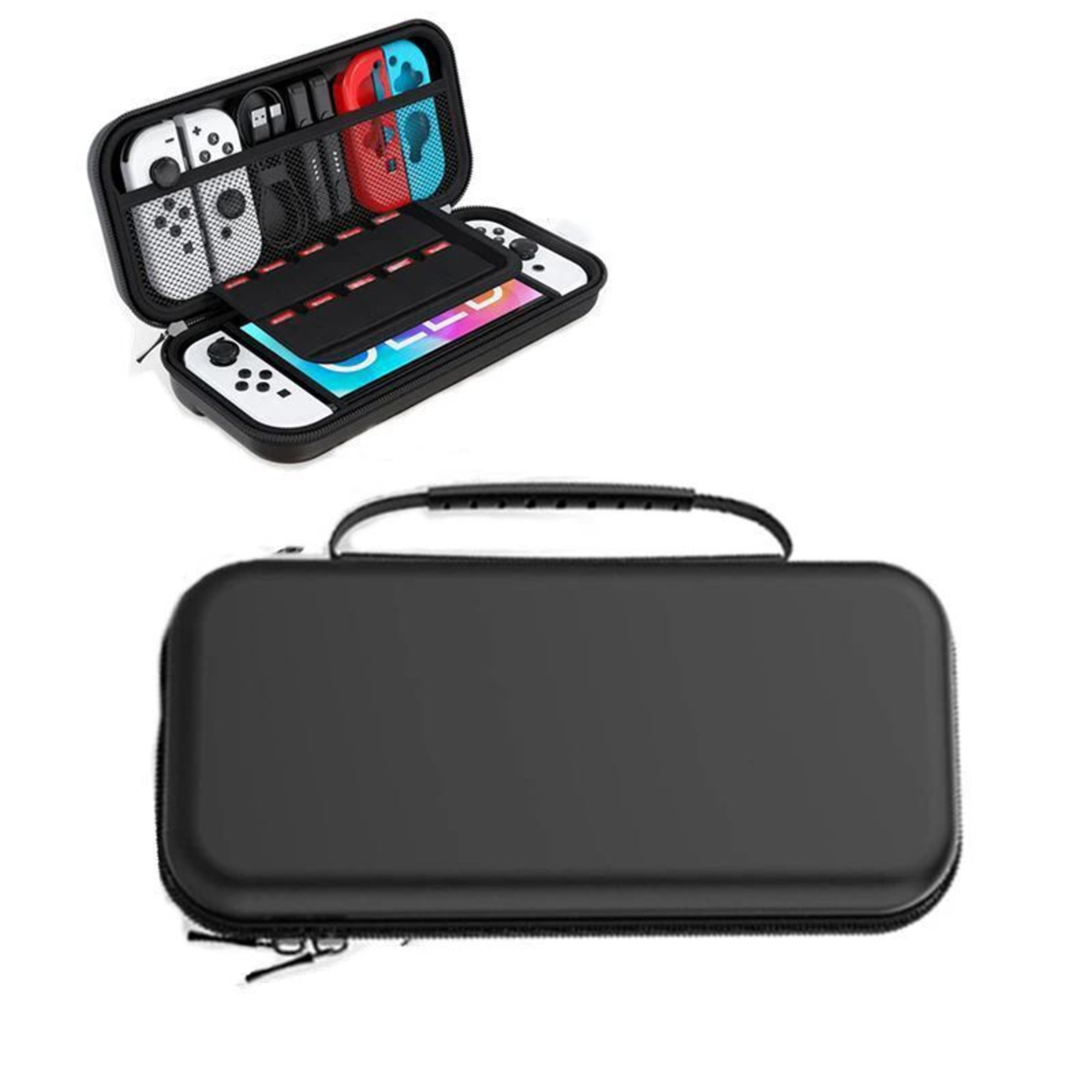 Portable Nintendo Switch Carrying Case  Waterproof Hard Shell Travel Bag Fits Switch  OLED 6