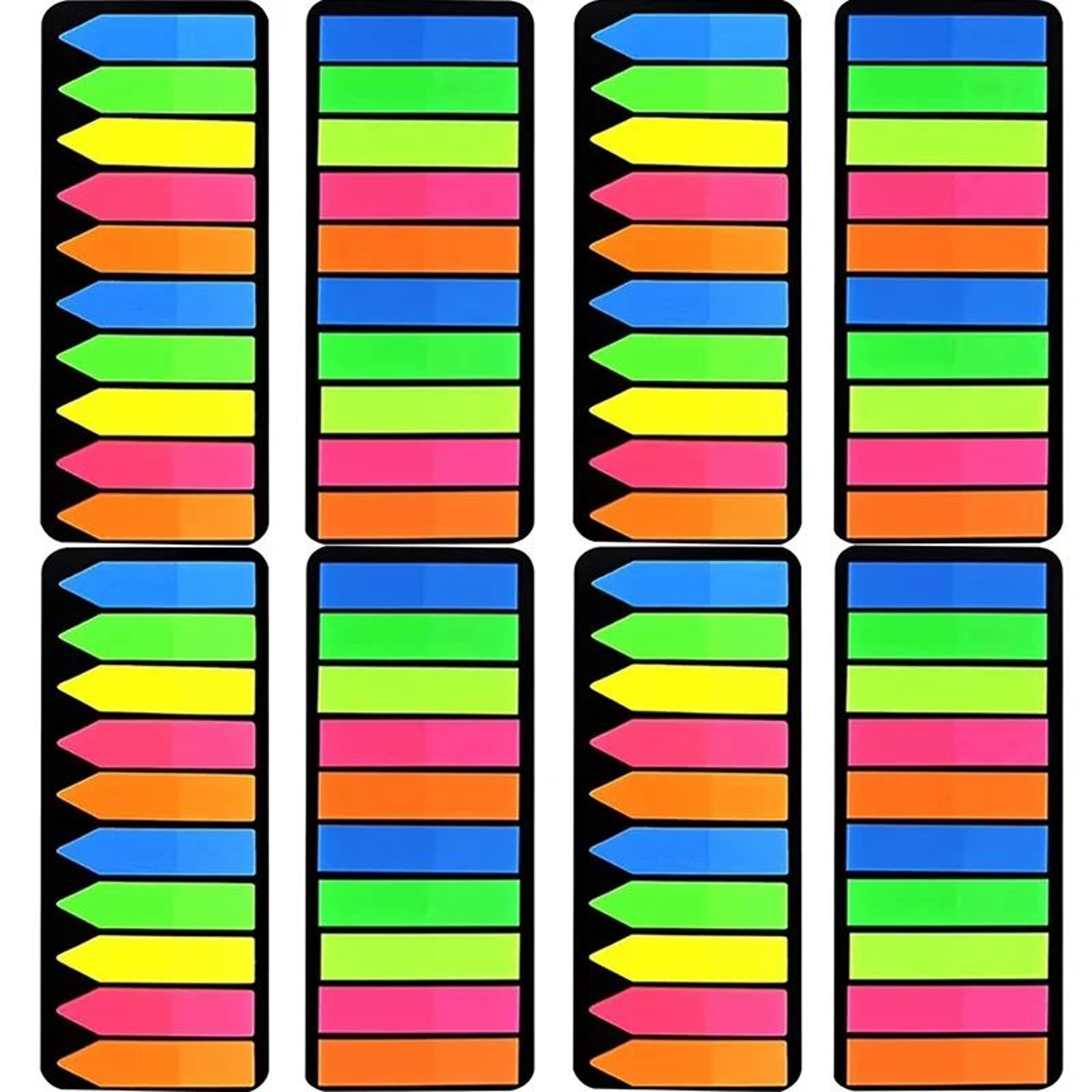 20pcs PET Page Markers Sticky Index Tabs Writable Arrow Flags For Books And Files 0
