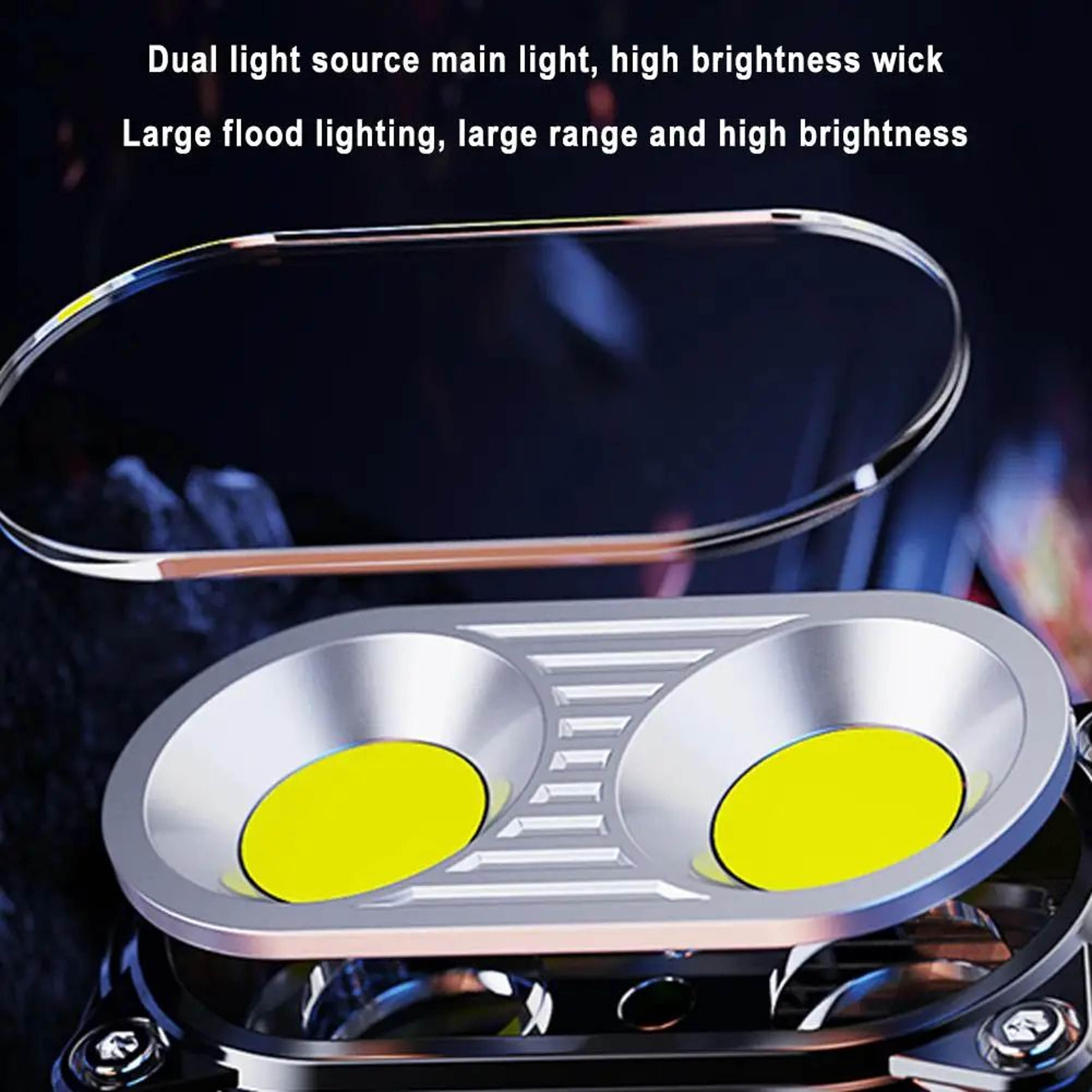 UltraBright Rechargeable Headlamp With Hook Mount Portable LED Work Light  Handsfree Flashlight For 2