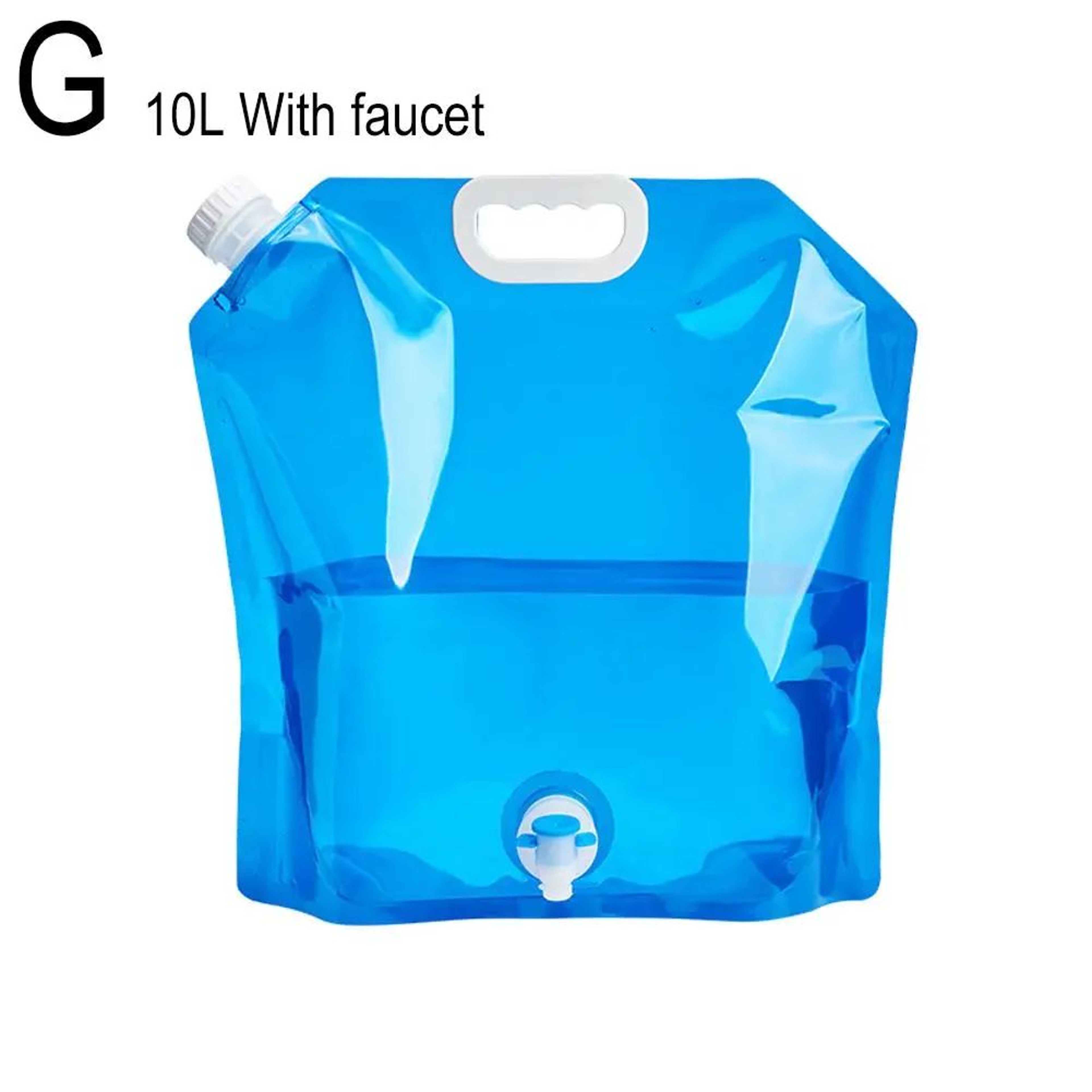 Outdoor Camping Water Container With Faucet  Foldable Portable Water Bag For Camping RV  Picnic 12