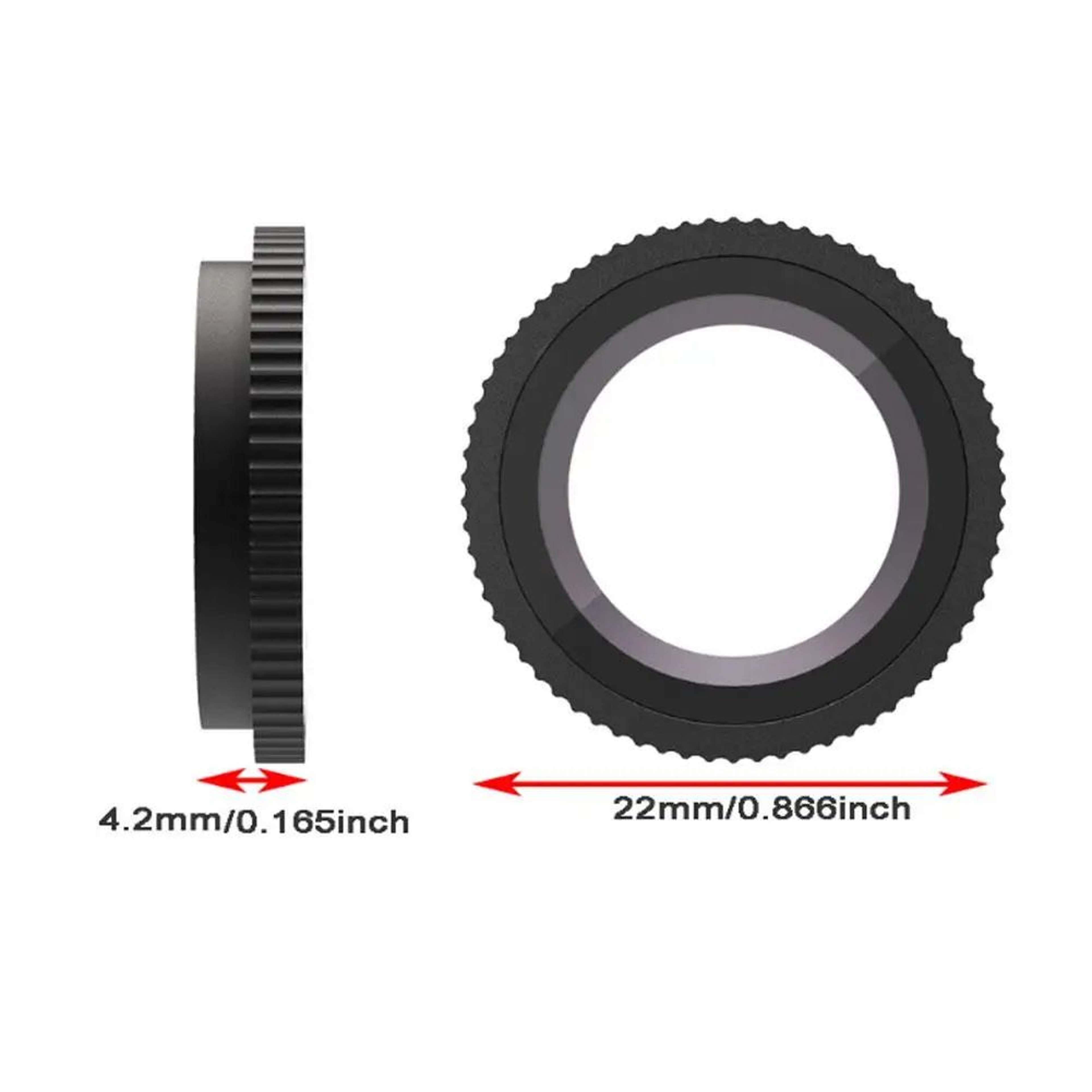 GO Ultra Reinforced Glass Lens Guard  ScrewOn Tempered Protection For Clearer Shots 5