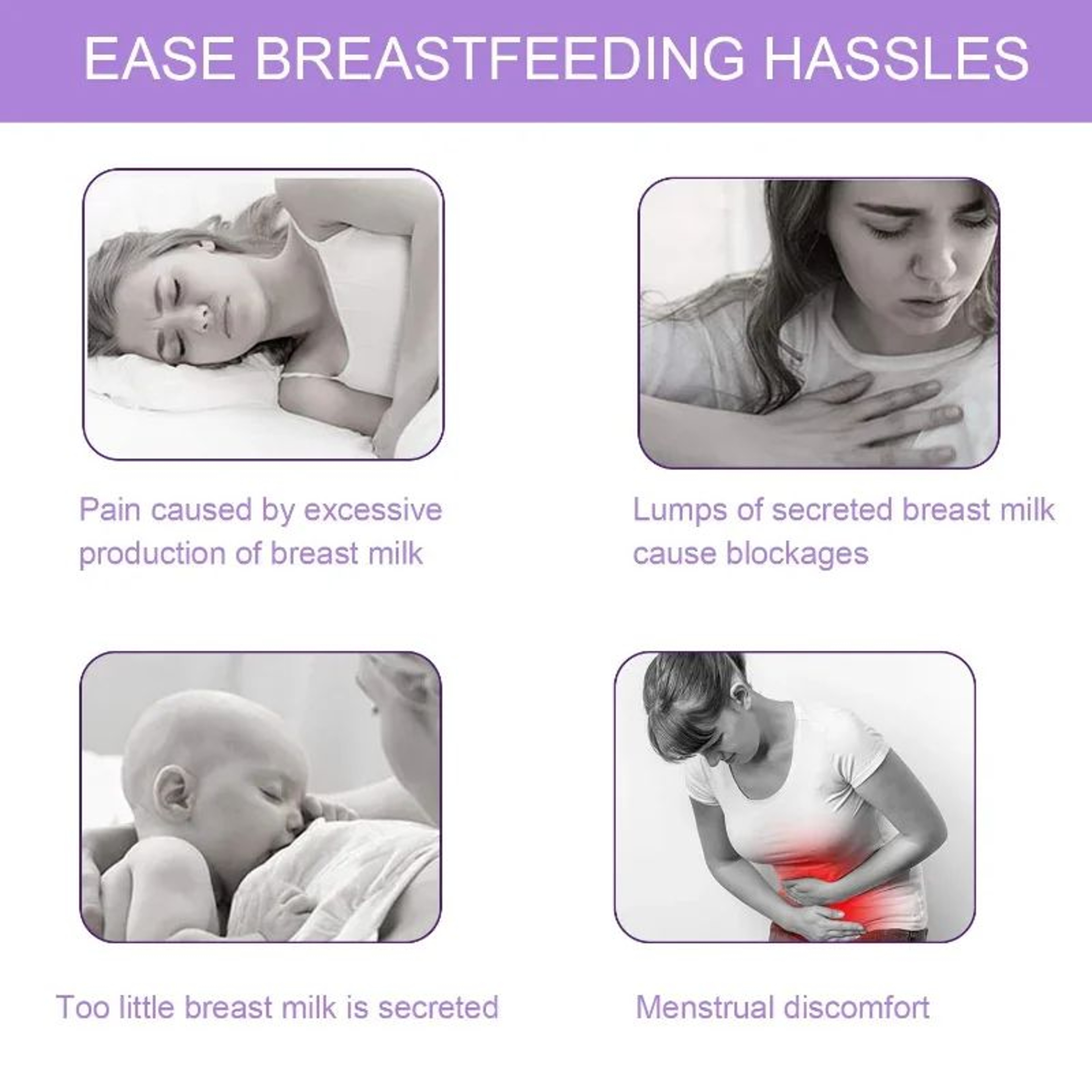 Hot  Cold Breast Therapy Pads For Breastfeeding  Reusable Breast Therapy Pads For Nursing Comfort A 5