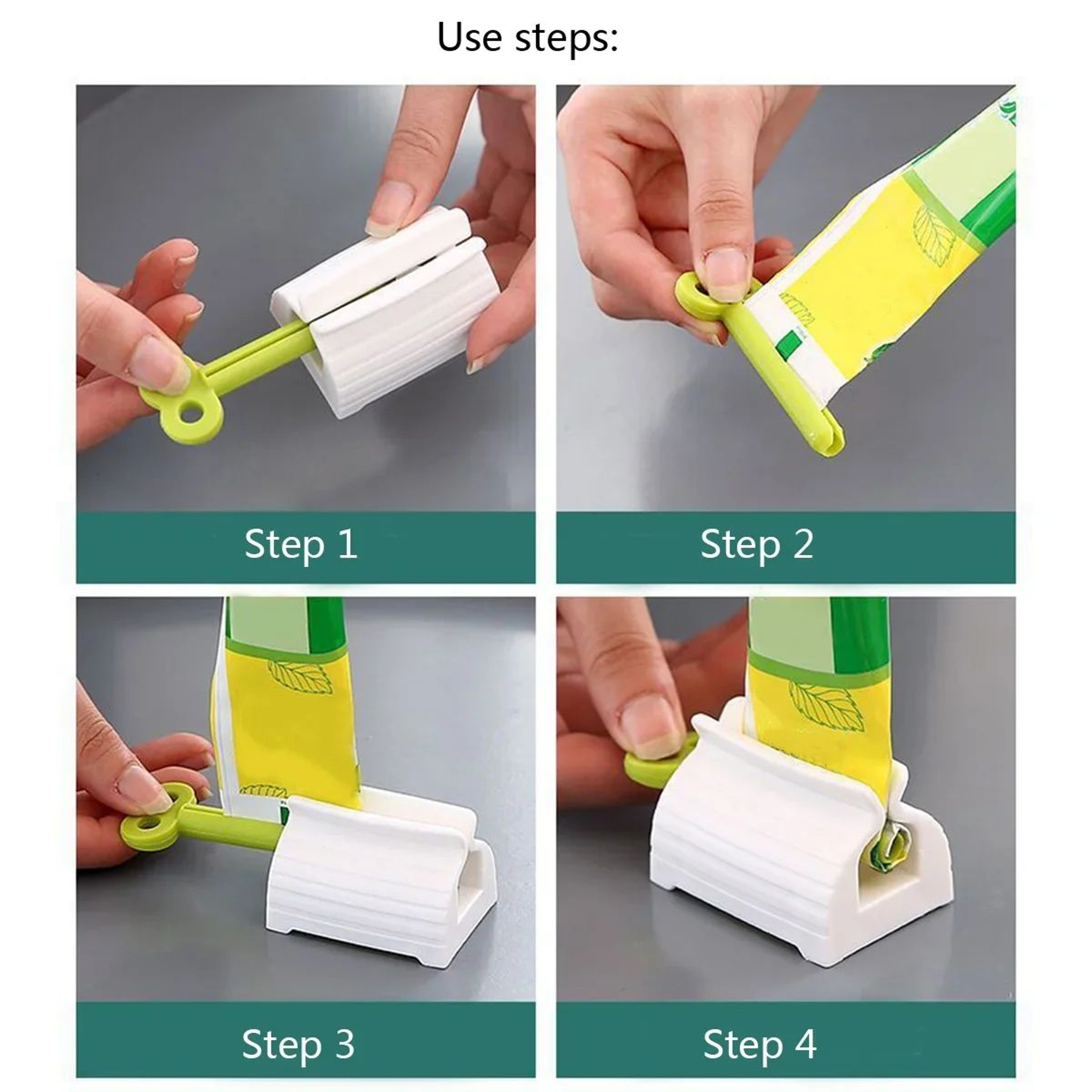 SmoothPress Toothpaste Tube Squeezer Roller  WasteReducing Tube Wringer For Easy Clean Brushing 3