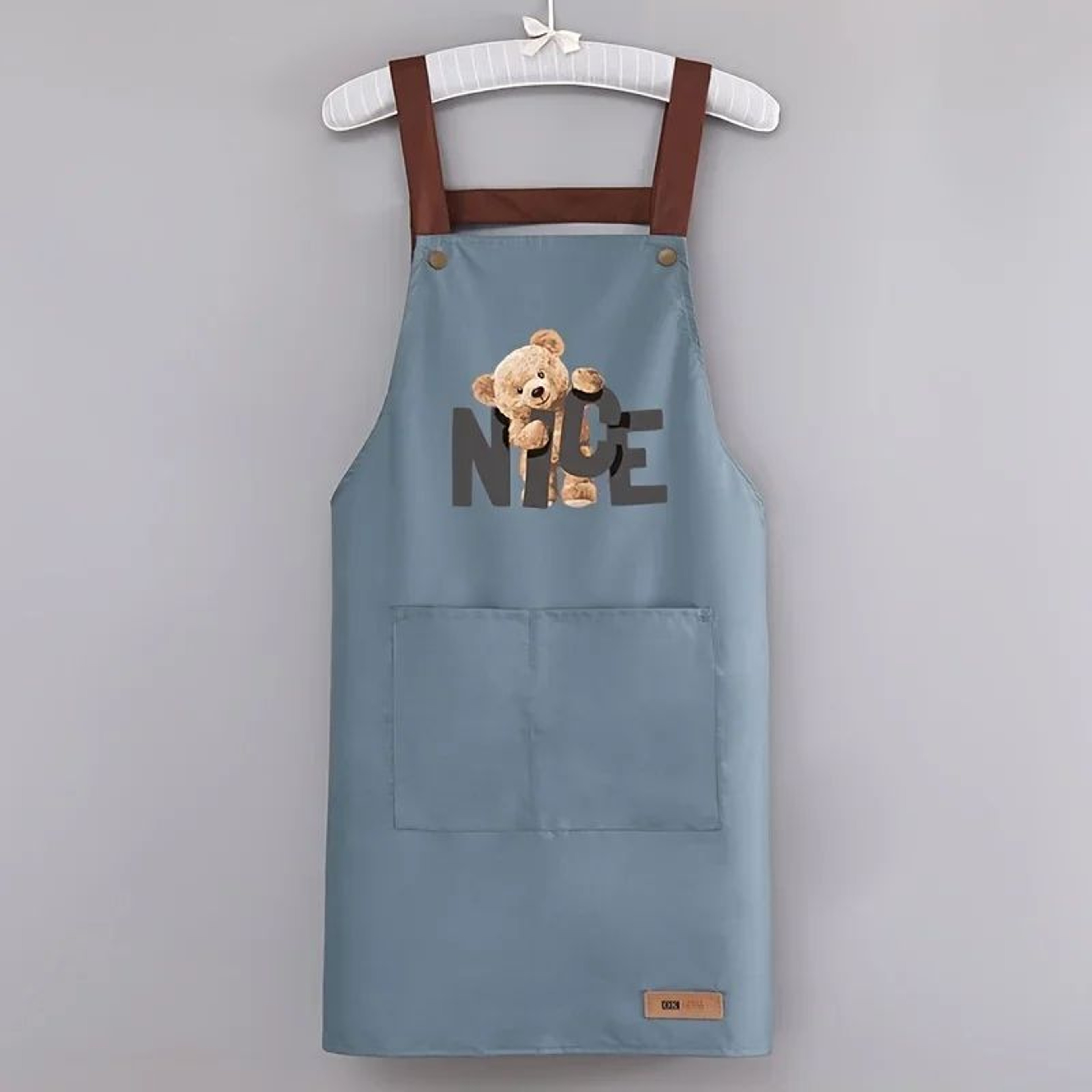 Waterproof Canvas Cooking Apron For Men  Women OilResistant Kitchen Apron With Adjustable Neck Stra 9