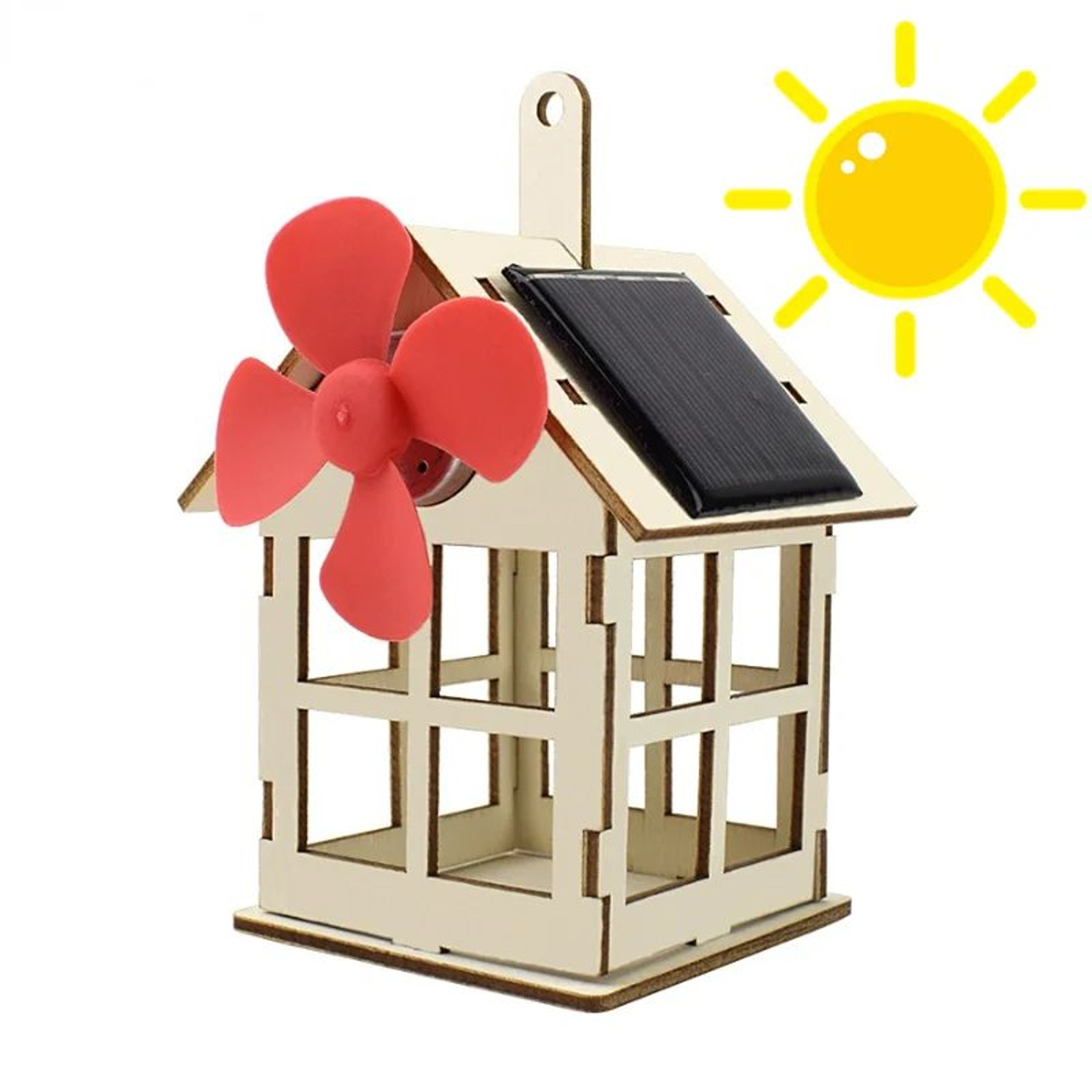 Solar Windmill STEM Science Kit 2in1 DIY Learning Toy For Kids 0