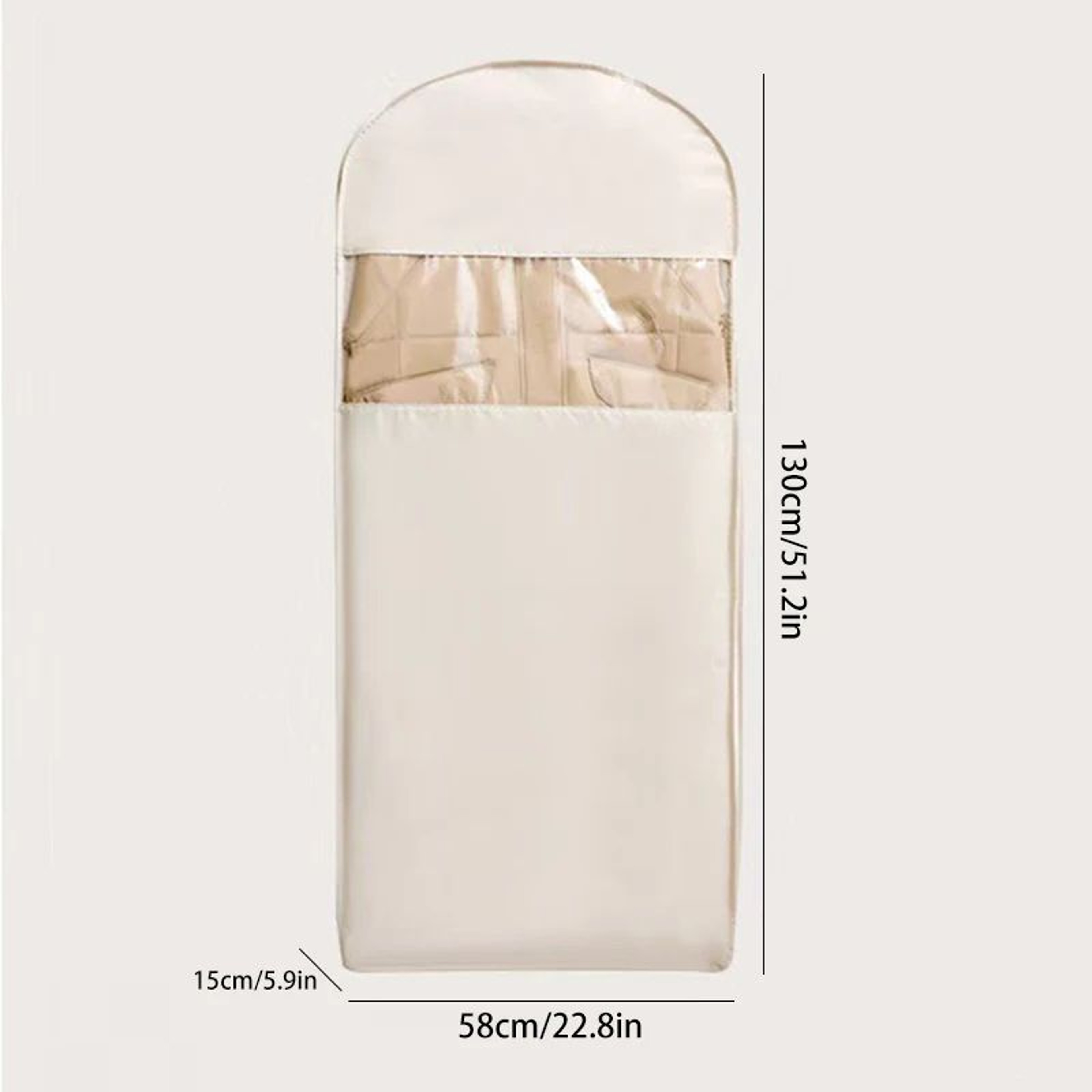Hanging Compression Storage Bag For Winter Coats  Visible Dustproof Garment Cover SpaceSaving Wardr 8