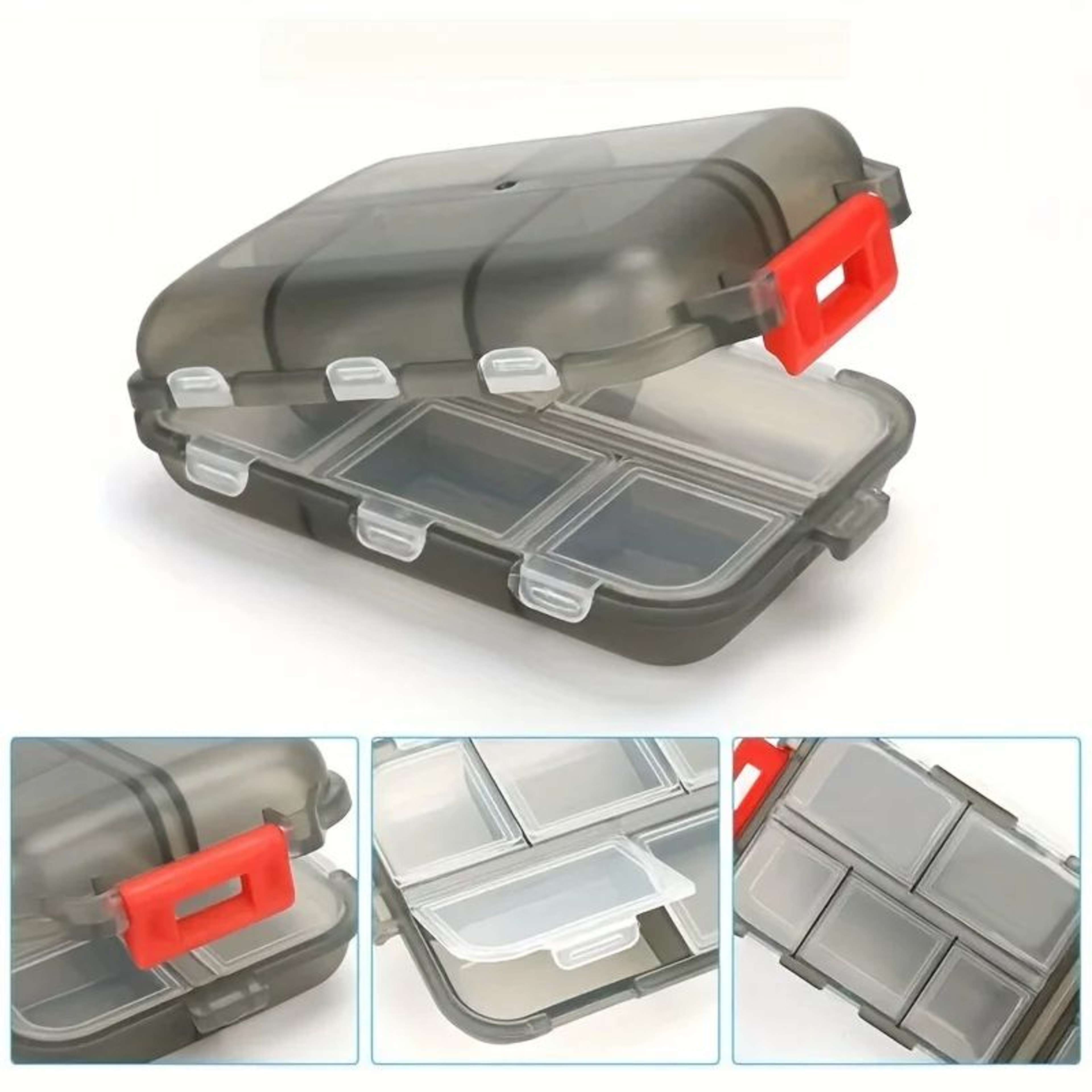 Tcare Travel Pill Organizer  MoistureProof Pocket Portable Pill Box  Vitamin Holder 3