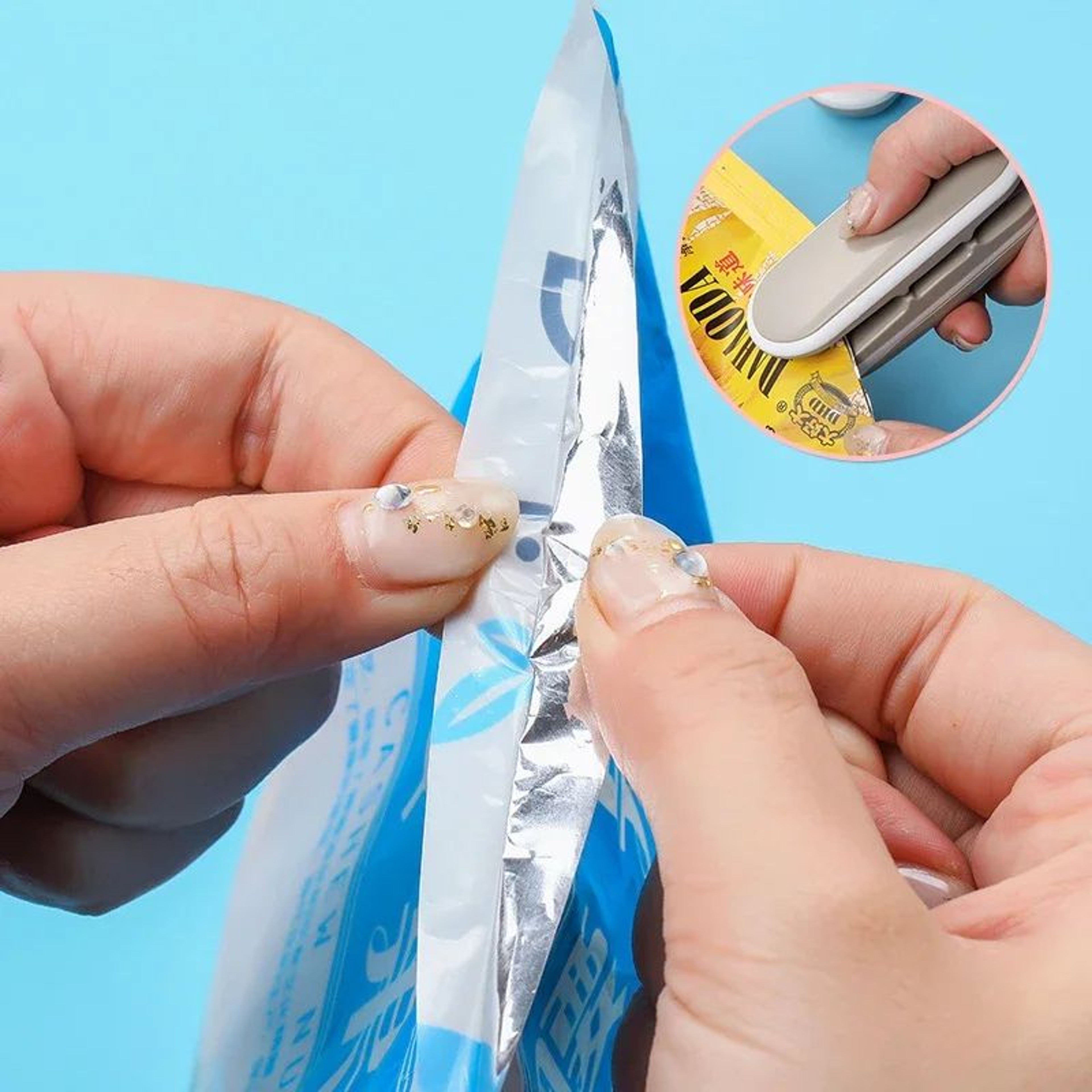 Mini Bag Sealer Portable Heat Sealer For Snacks And Food Storage 3
