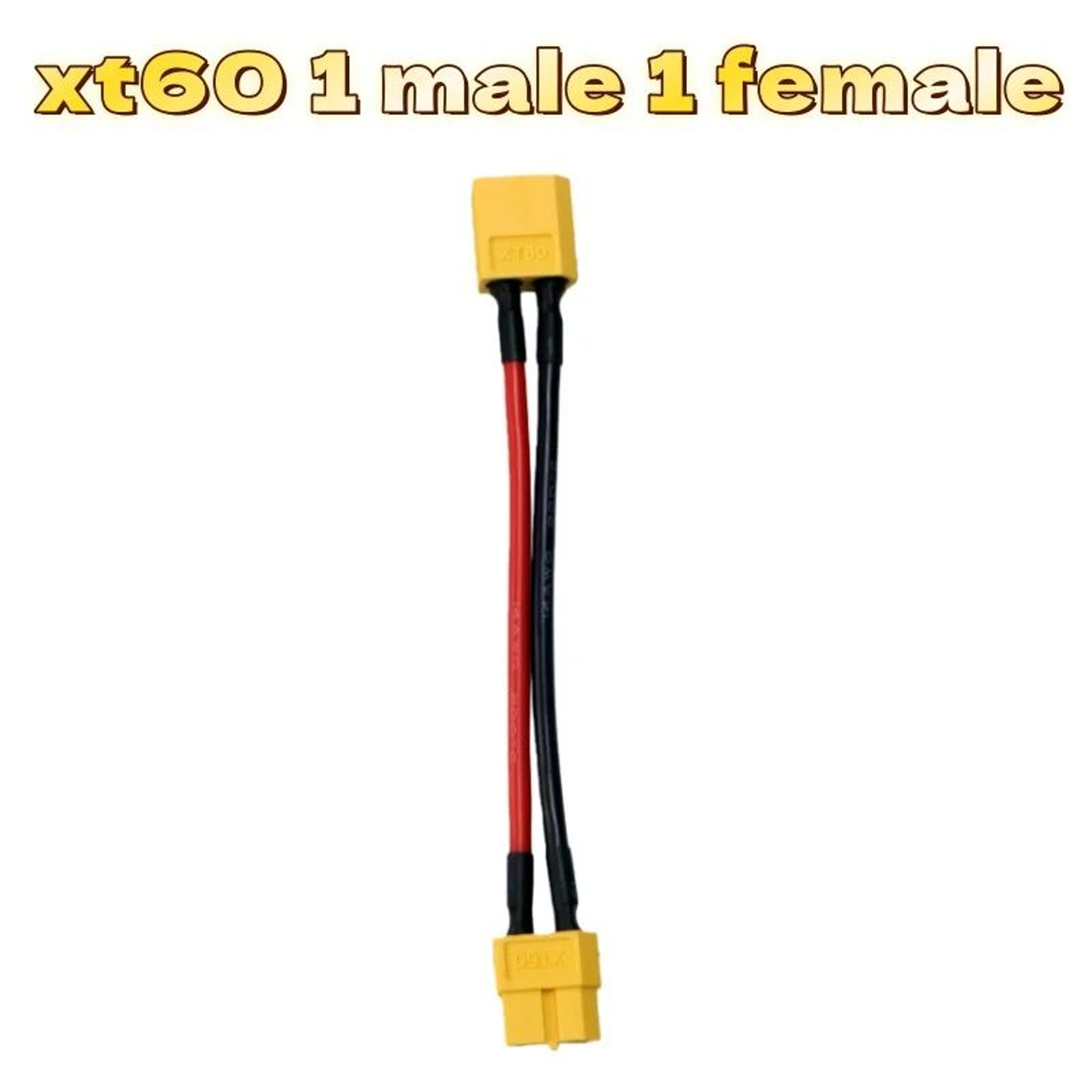 XT60 Parallel Battery Connector 3Way Y Splitter Cable With 14AWG Silicone Wire MaleFemale 3