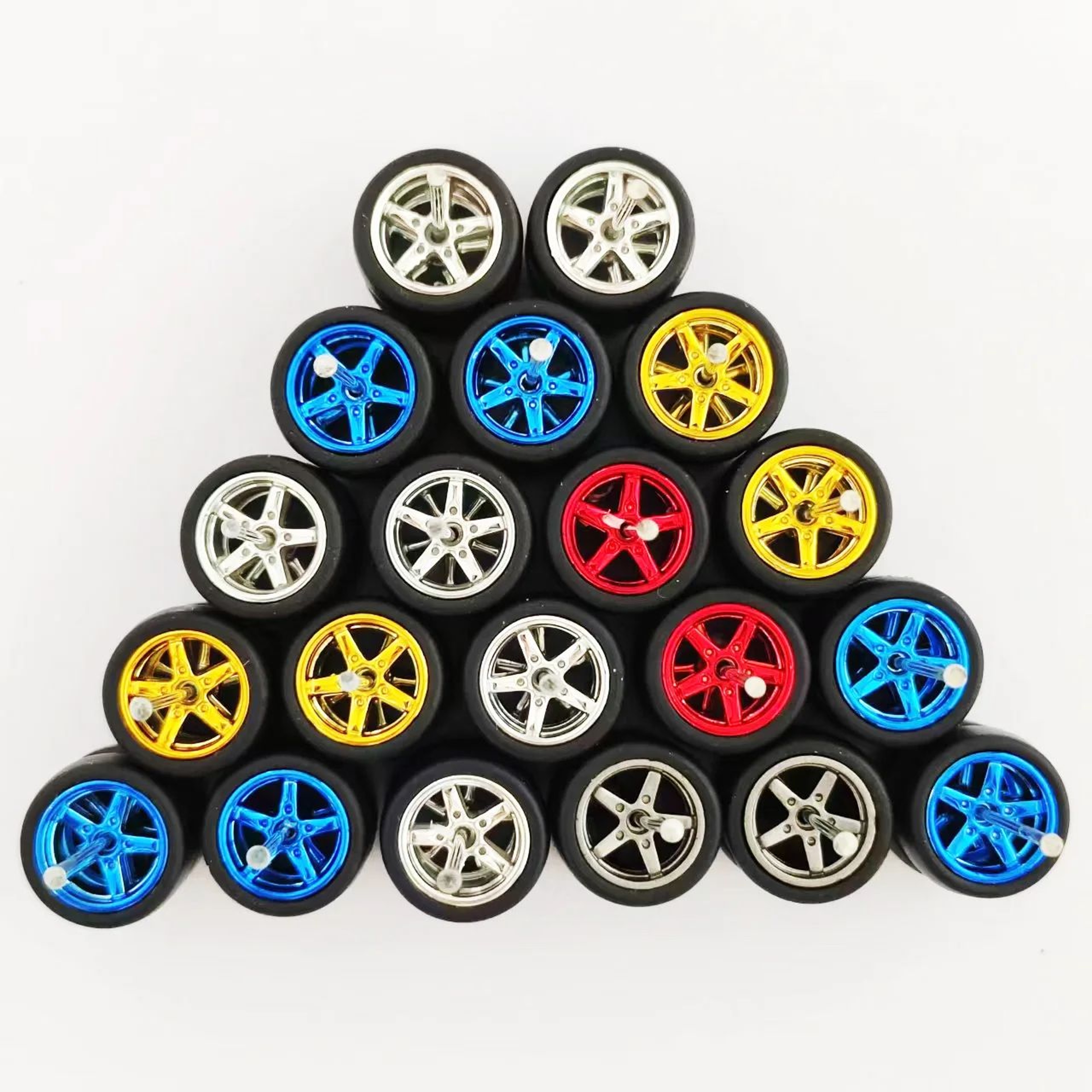 164 Model Car Wheels And Removable Rubber Tires Set For Hot Wheels And Matchbox Customs 112mm 10 Se 0