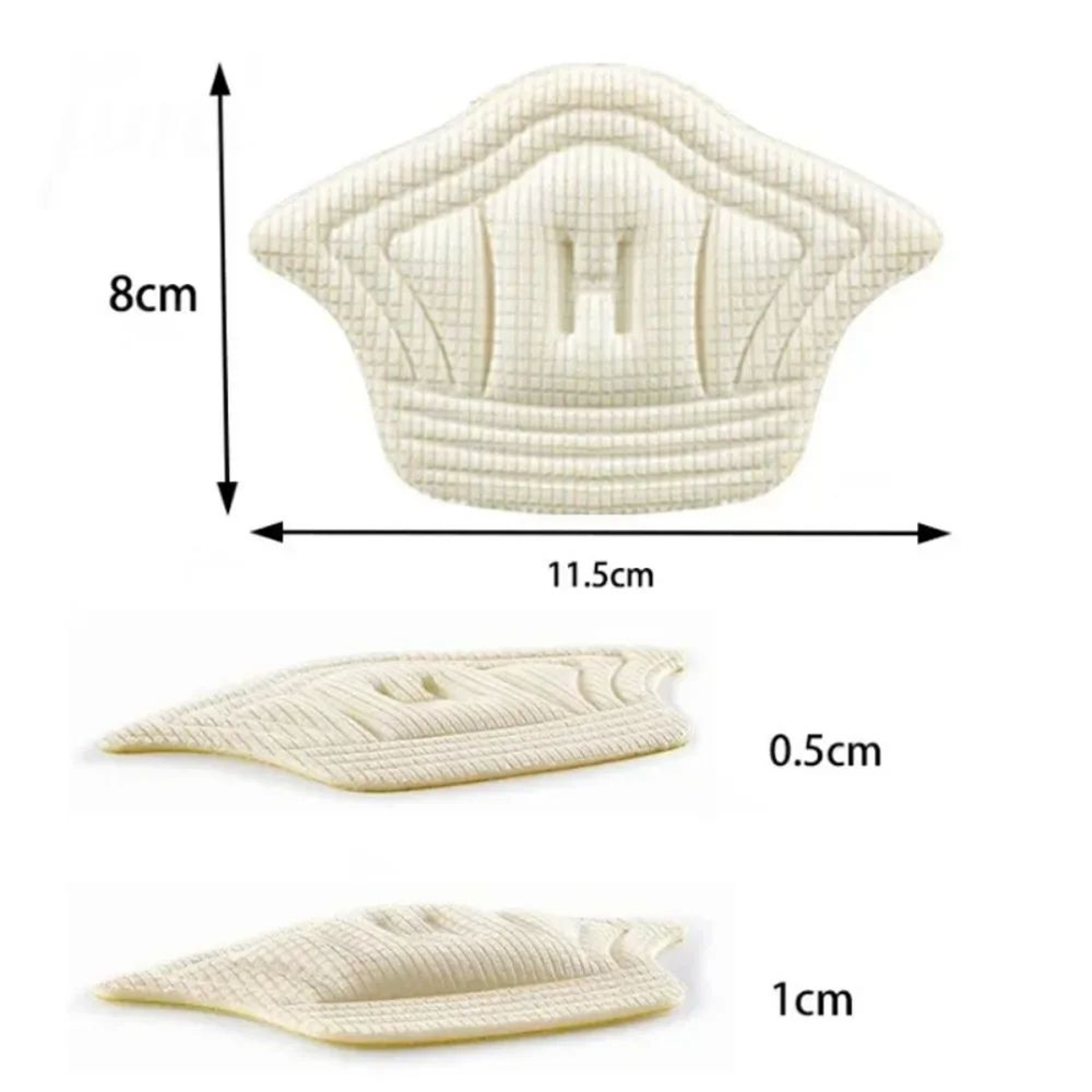 Adjustable Heel Pads For Shoes Cushioned Shoe Heel Grips 5Pair Set 5