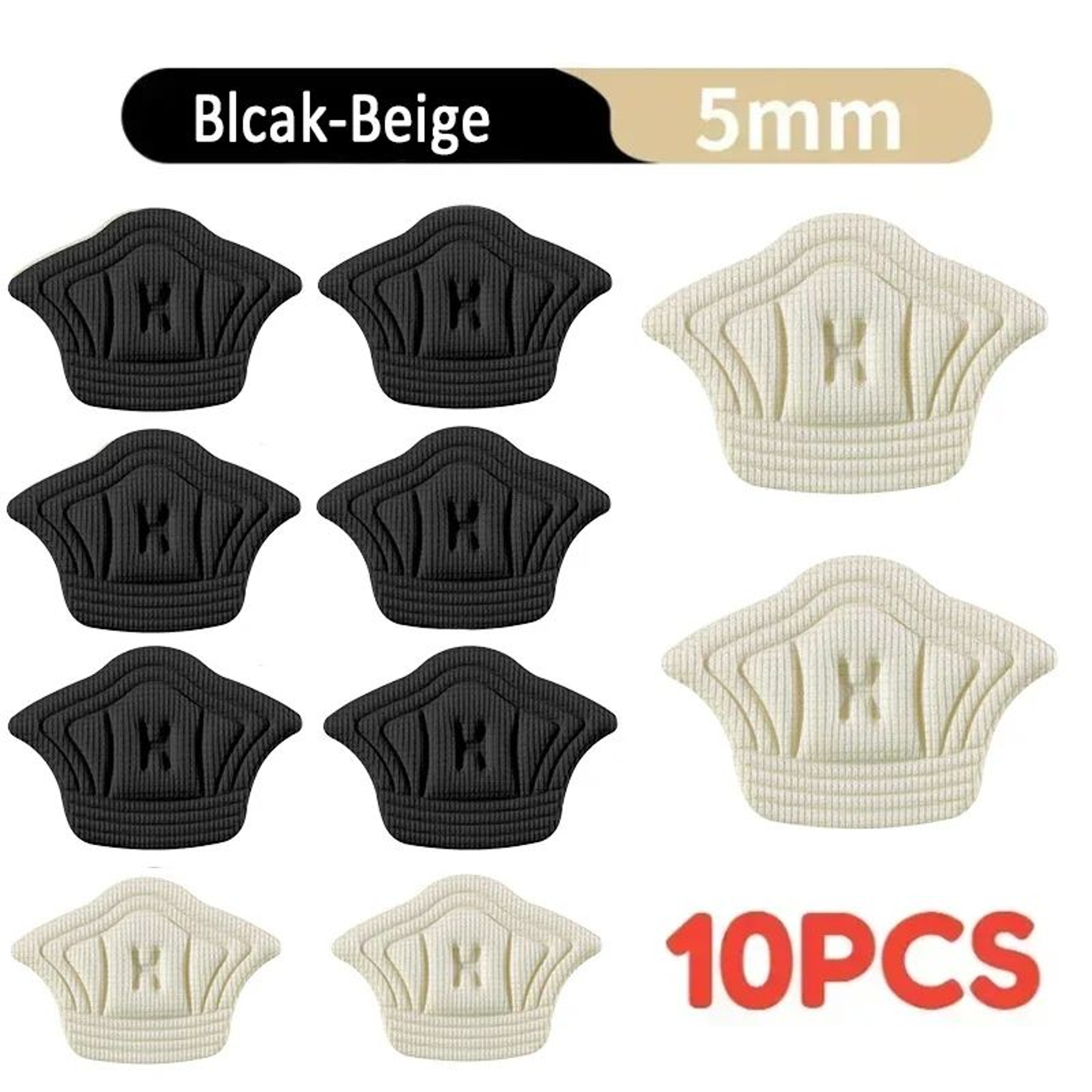 Adjustable Heel Pads For Shoes Cushioned Shoe Heel Grips 5Pair Set 6