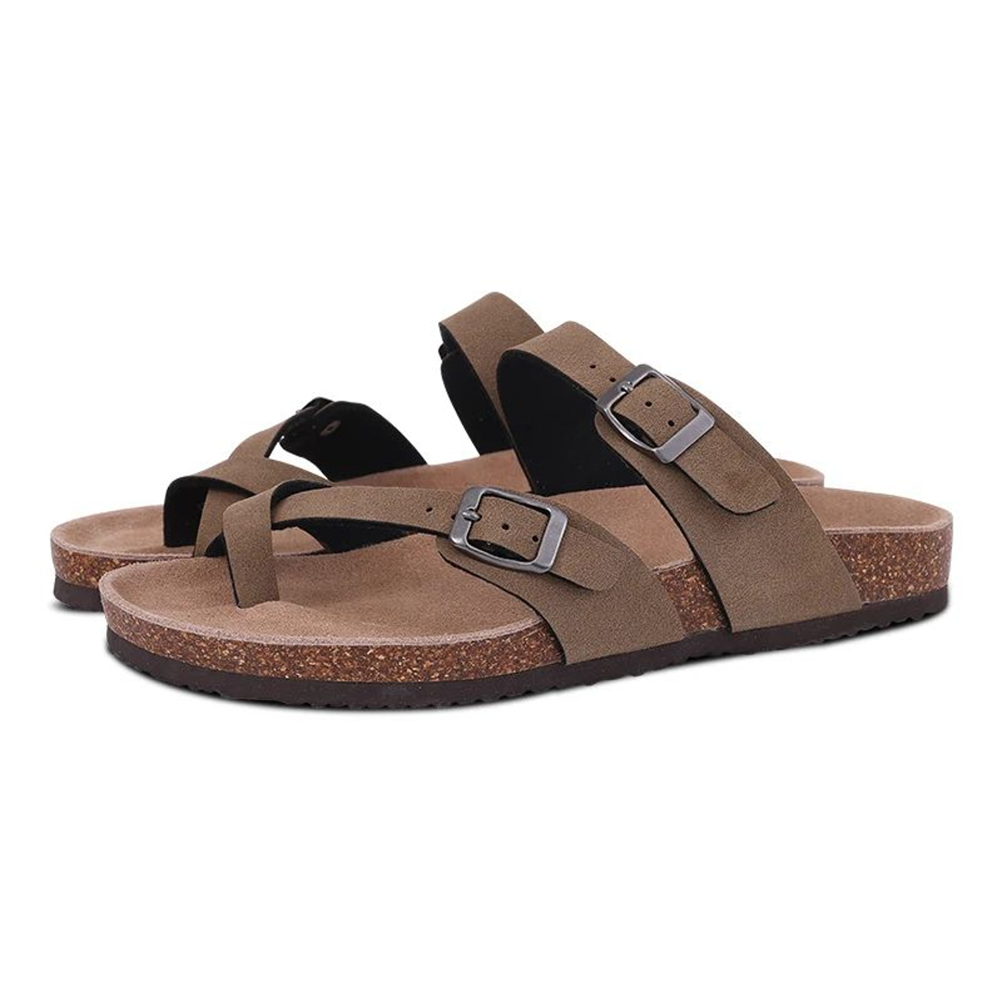 Comwarm Suede Clogs With Cork Footbed ArchSupport Mules For Indoor  Outdoor Comfort 8