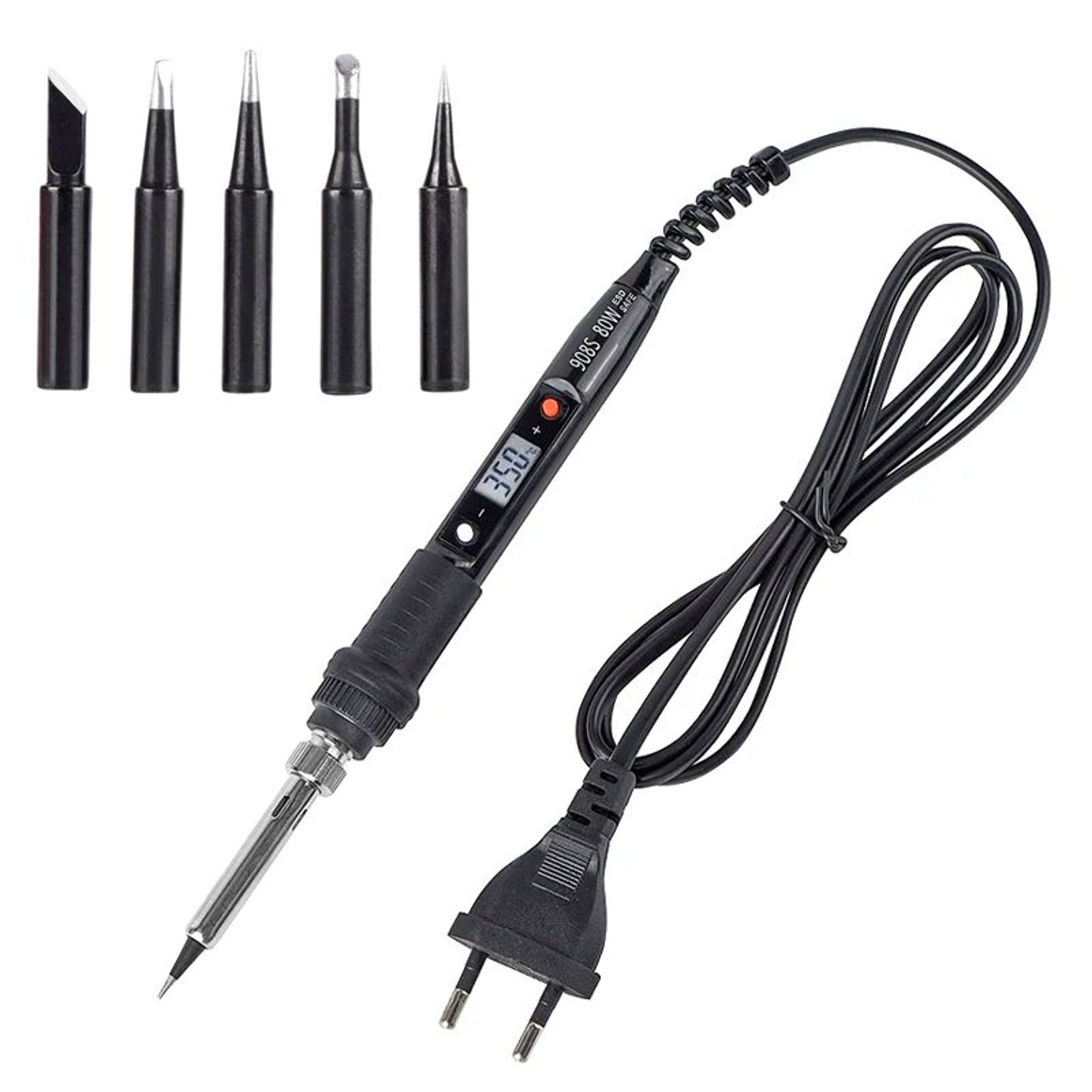 JCD 80W Digital Soldering Iron With LCD Display Adjustable Temperature Dual Voltage 110V220V 8
