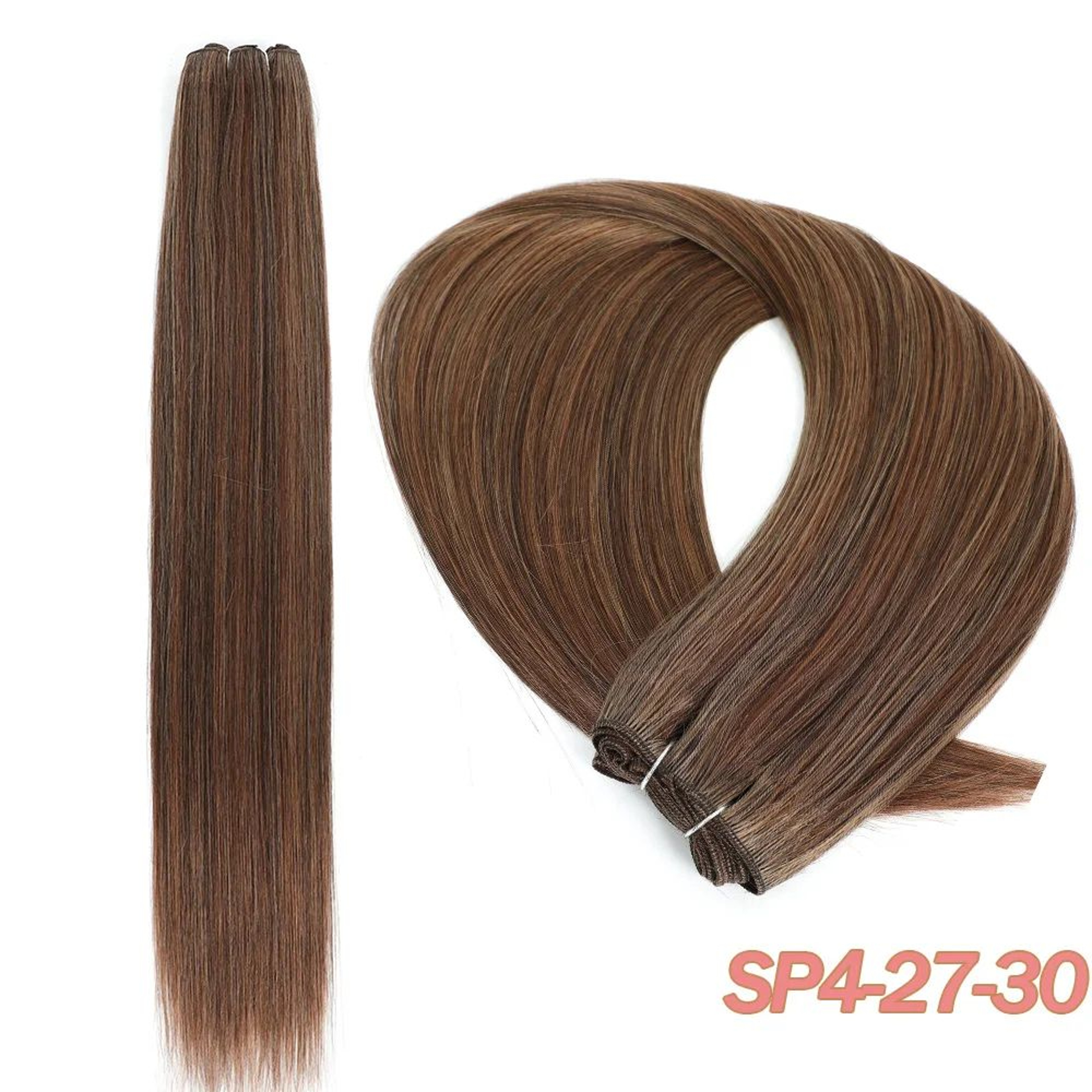 32Inch Ombre Straight Synthetic Hair Bundles 200g HeatStyle Weft Extensions Highlights  Grey Option 3
