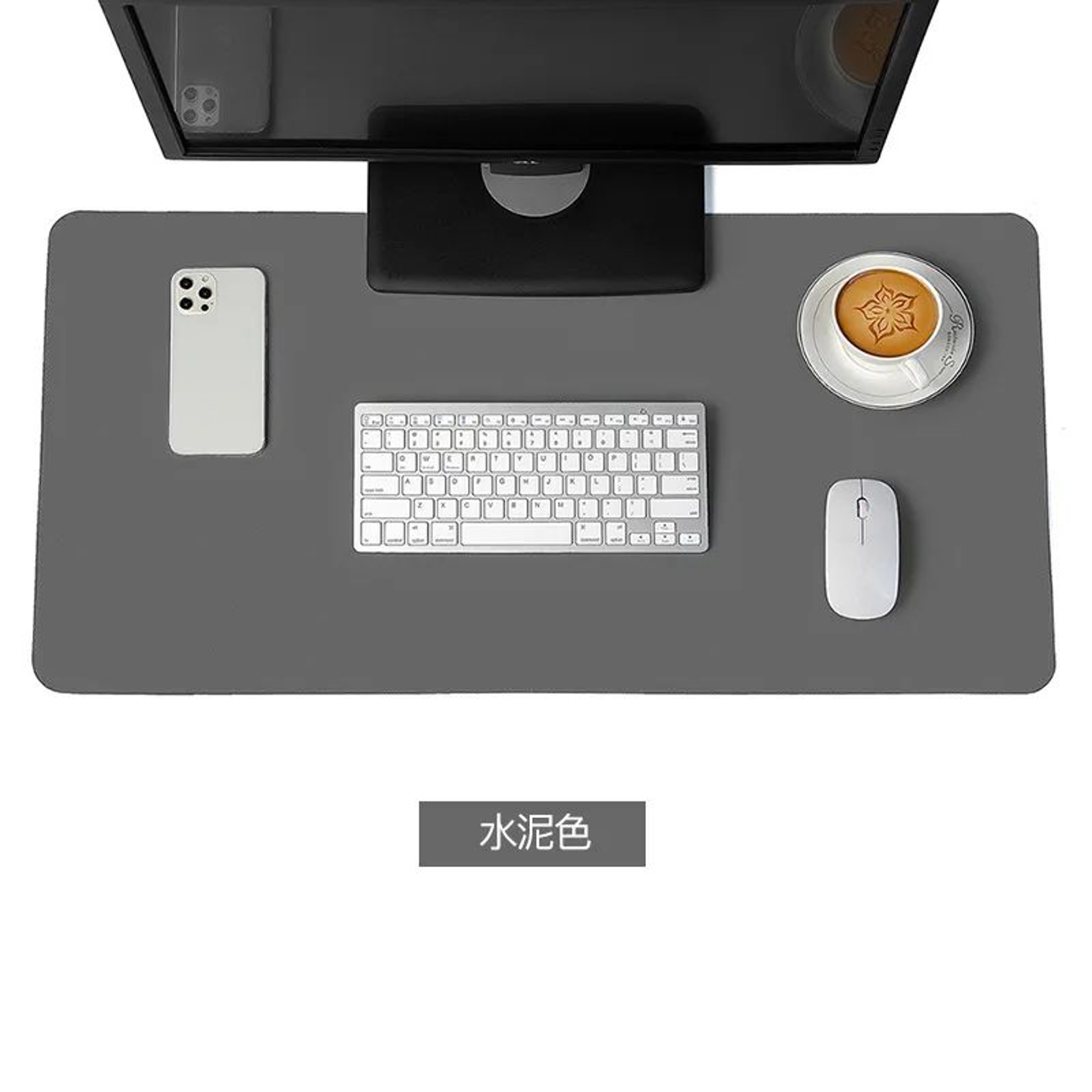 Waterproof PU Suede Large Desk Mat Mouse Pad For Gaming And Office 11
